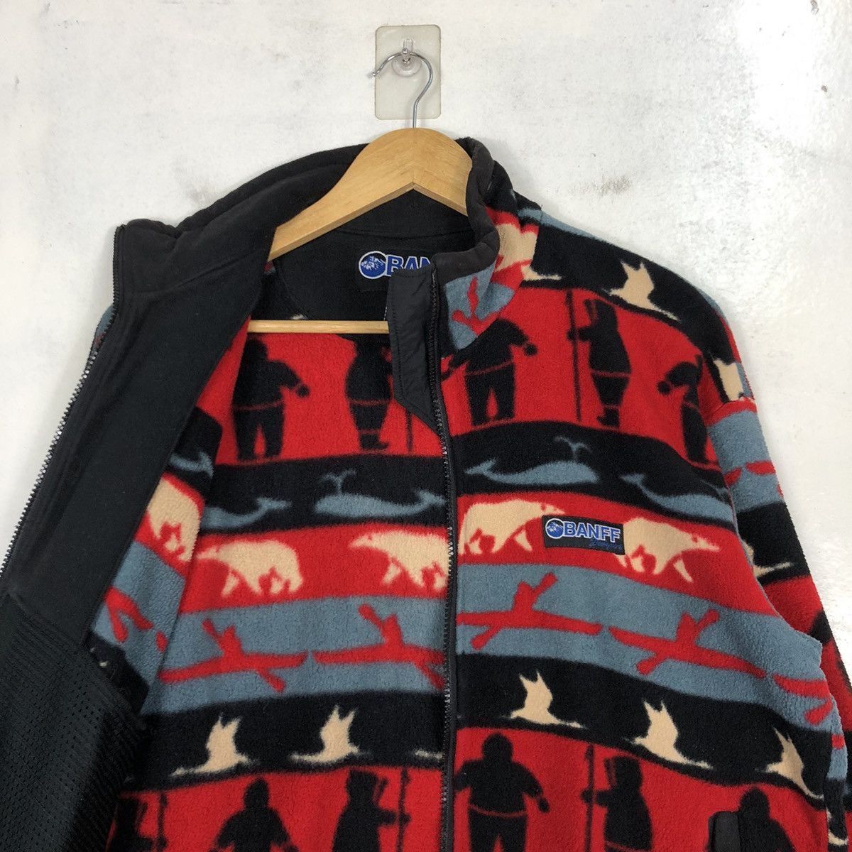 Other × Vintage Vintage Baff Abstract Crazy Design Fleece Jackets Size US M / EU 48-50 / 2 - 10 Thumbnail