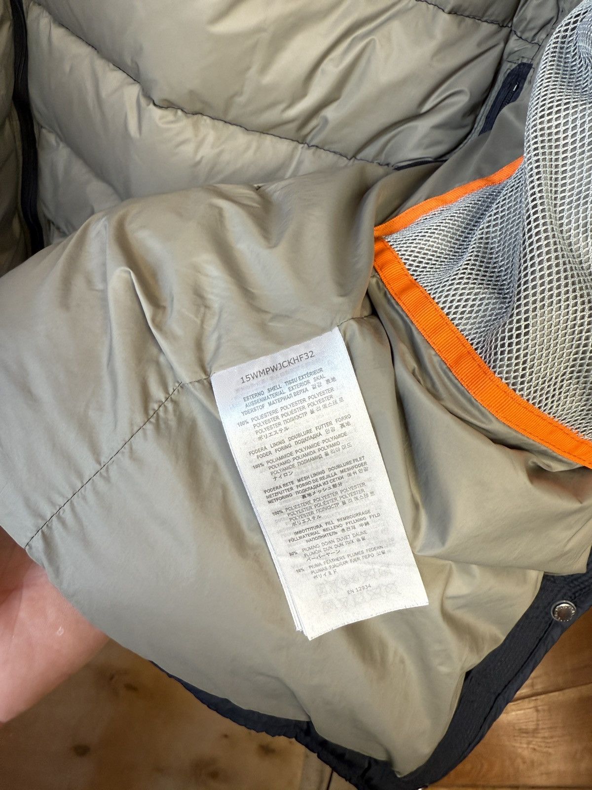 Parajumpers Parajumpers Puffer Down Jacket Super Lightweight Beige Logo Size XS / US 0-2 / IT 36-38 - 15 Thumbnail