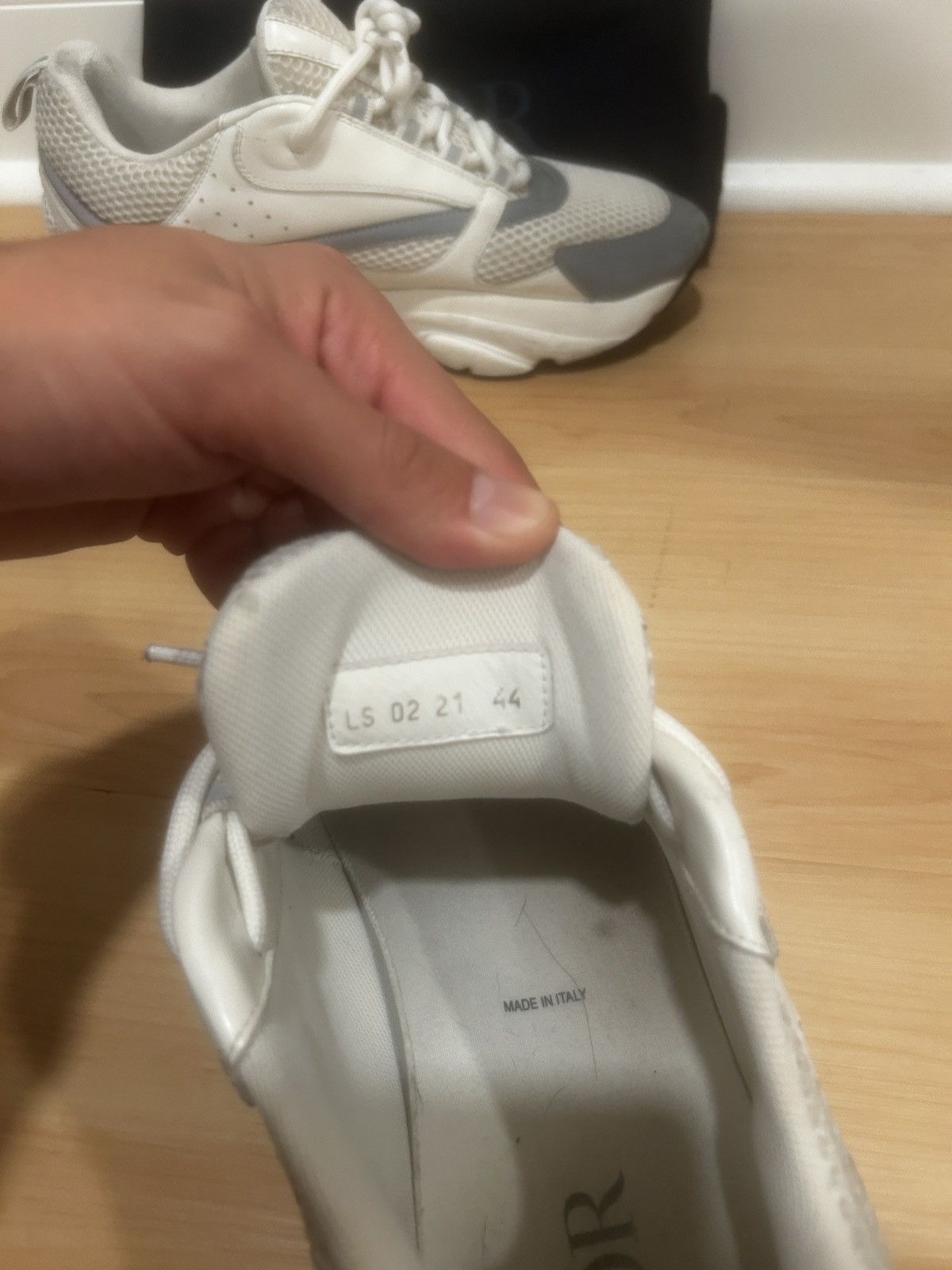 Dior Dior B22 Sneakers – White / Silver Size US 11 / EU 44 - 5 Thumbnail