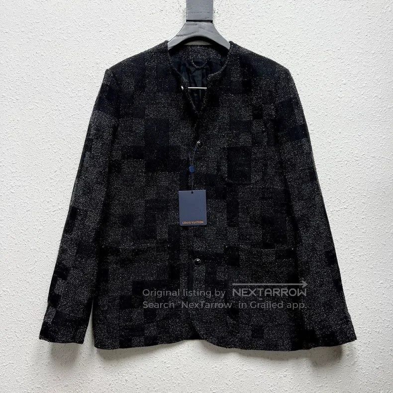 Louis Vuitton Louis Vuitton 25SS Checkerboard Full Print Crew Neck Singl Size US M / EU 48-50 / 2 - 1 Thumbnail