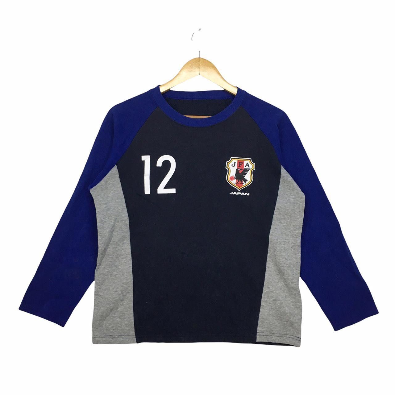 Vintage Vtg JFA Japan Samurai Blue Long Sleeve T-Shirt Streetwear Size US XXS / EU 40 - 1 Thumbnail