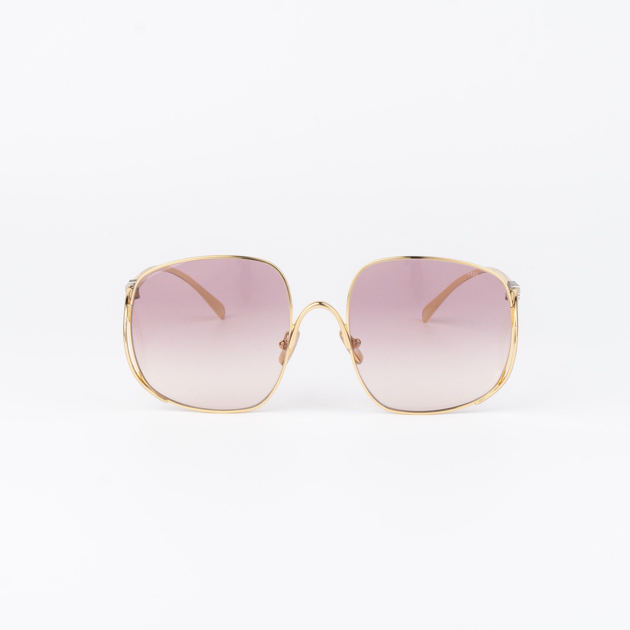 Miu Miu Miu Miu Women Sunglasses Square MUA57S 5AK40S NEW AUTHENTIC Size ONE SIZE - 2 Thumbnail