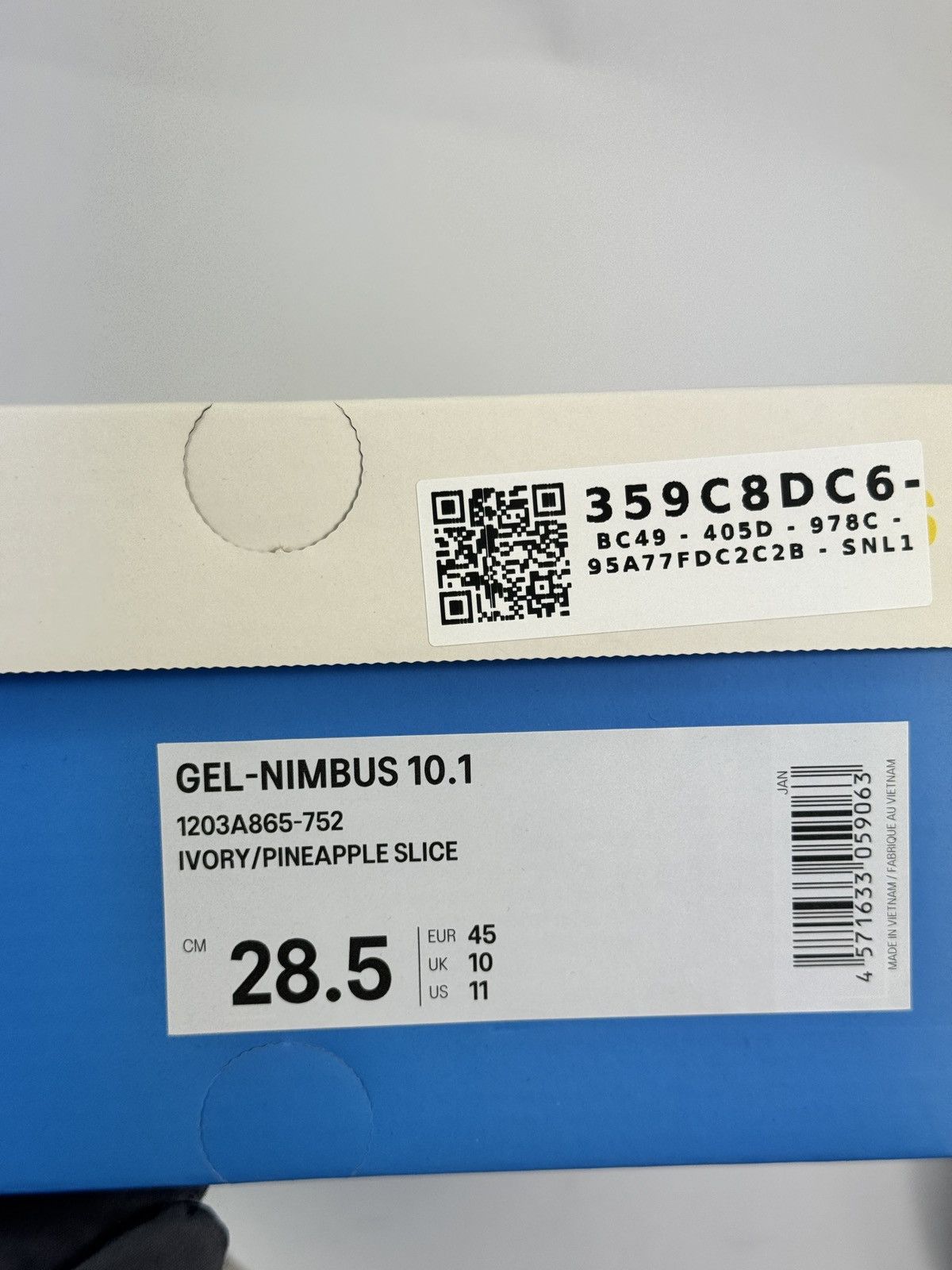 Asics GEL NIMBUS 10.1 SNEAKERS Size US 11 / EU 44 - 16 Thumbnail
