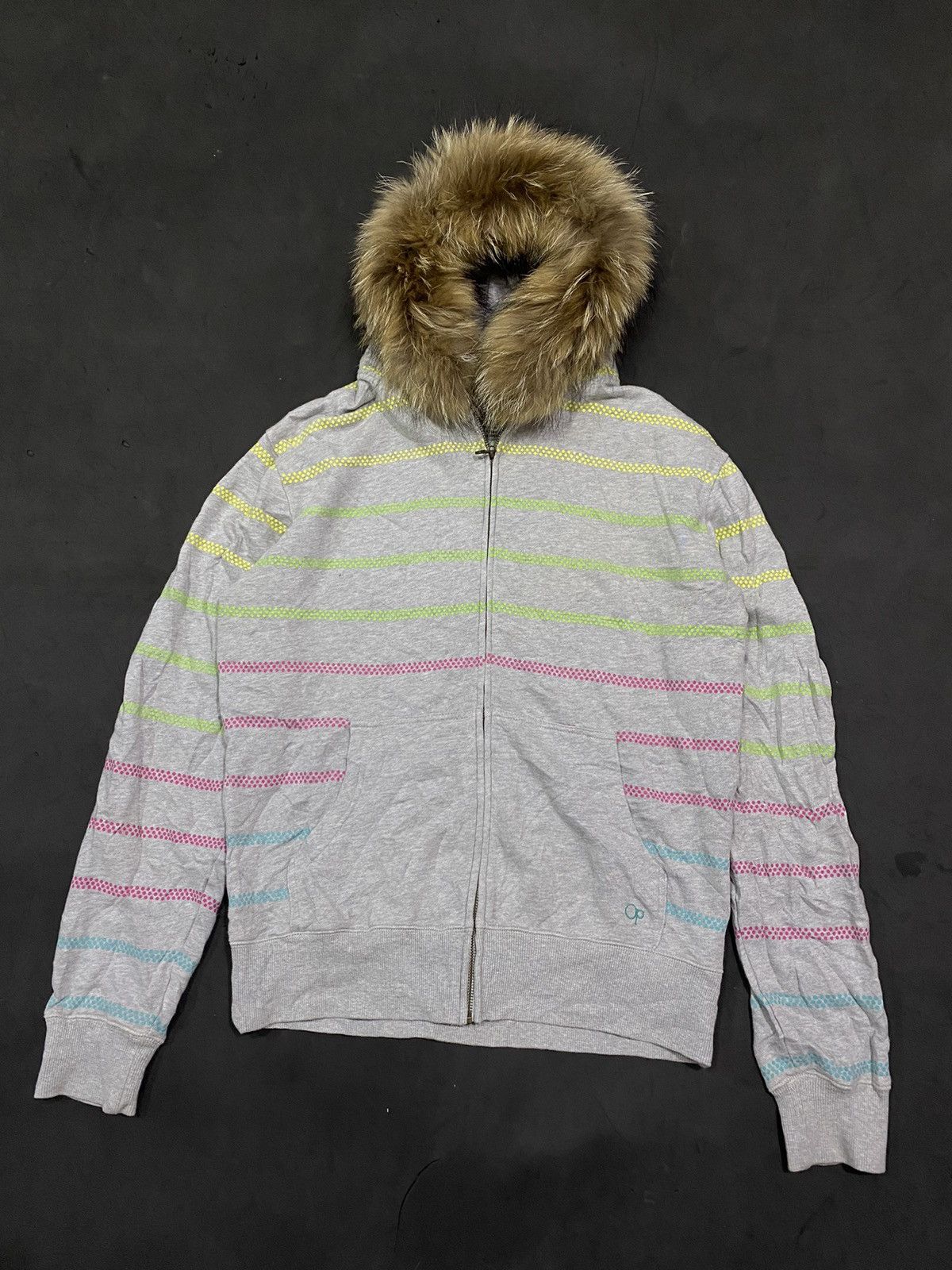 14th Addiction 💸BINDINGOFFER💸OPacific Striped Furhoodie Lgb Ifsixwasnine Size US L / EU 52-54 / 3 - 1 Thumbnail