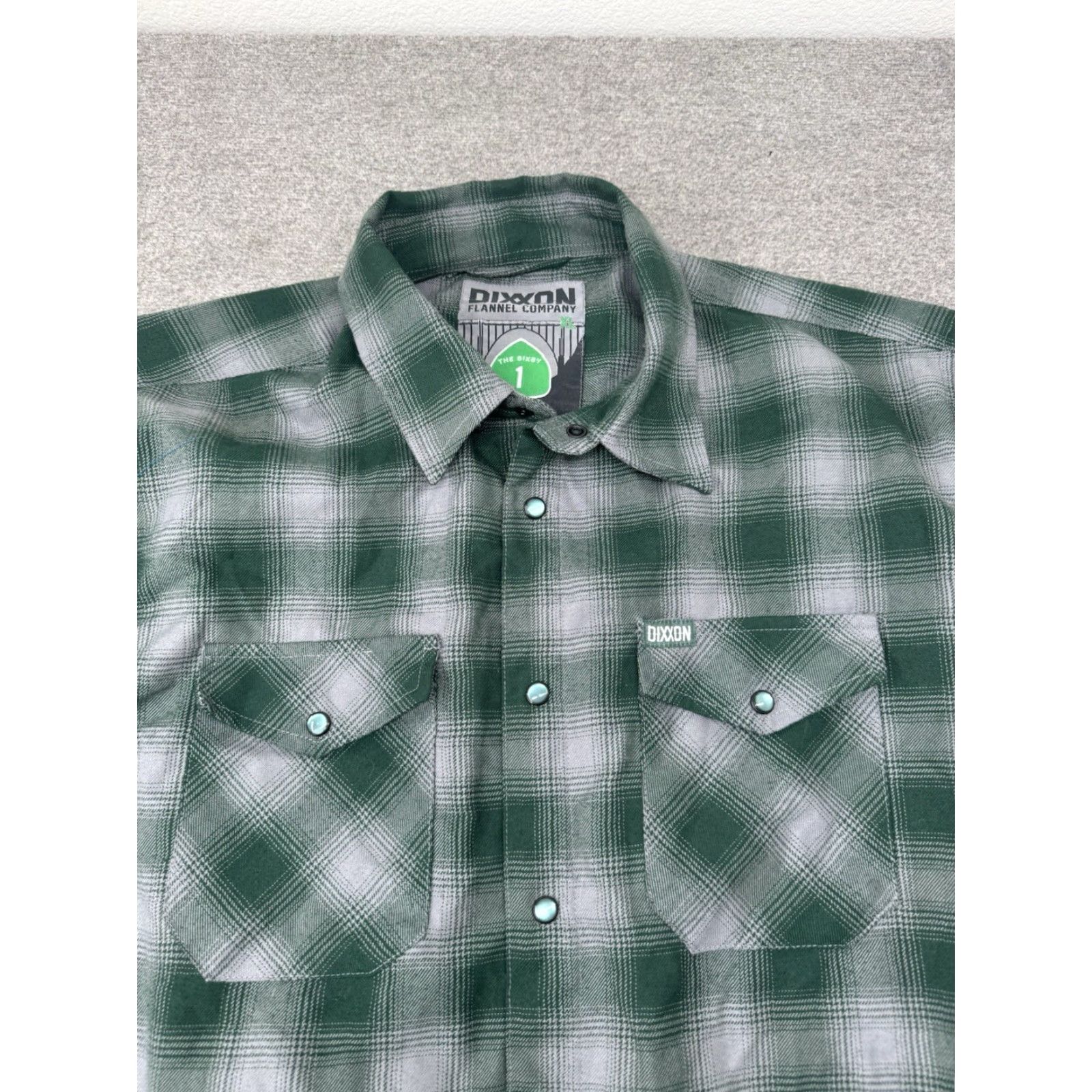 Vintage Dixxon Flannel Company The Bixby 1 Green Gray Long Sleeve Shirt Men’s XL Plaid Button-Up Size US XL / EU 56 / 4 - 2 Thumbnail