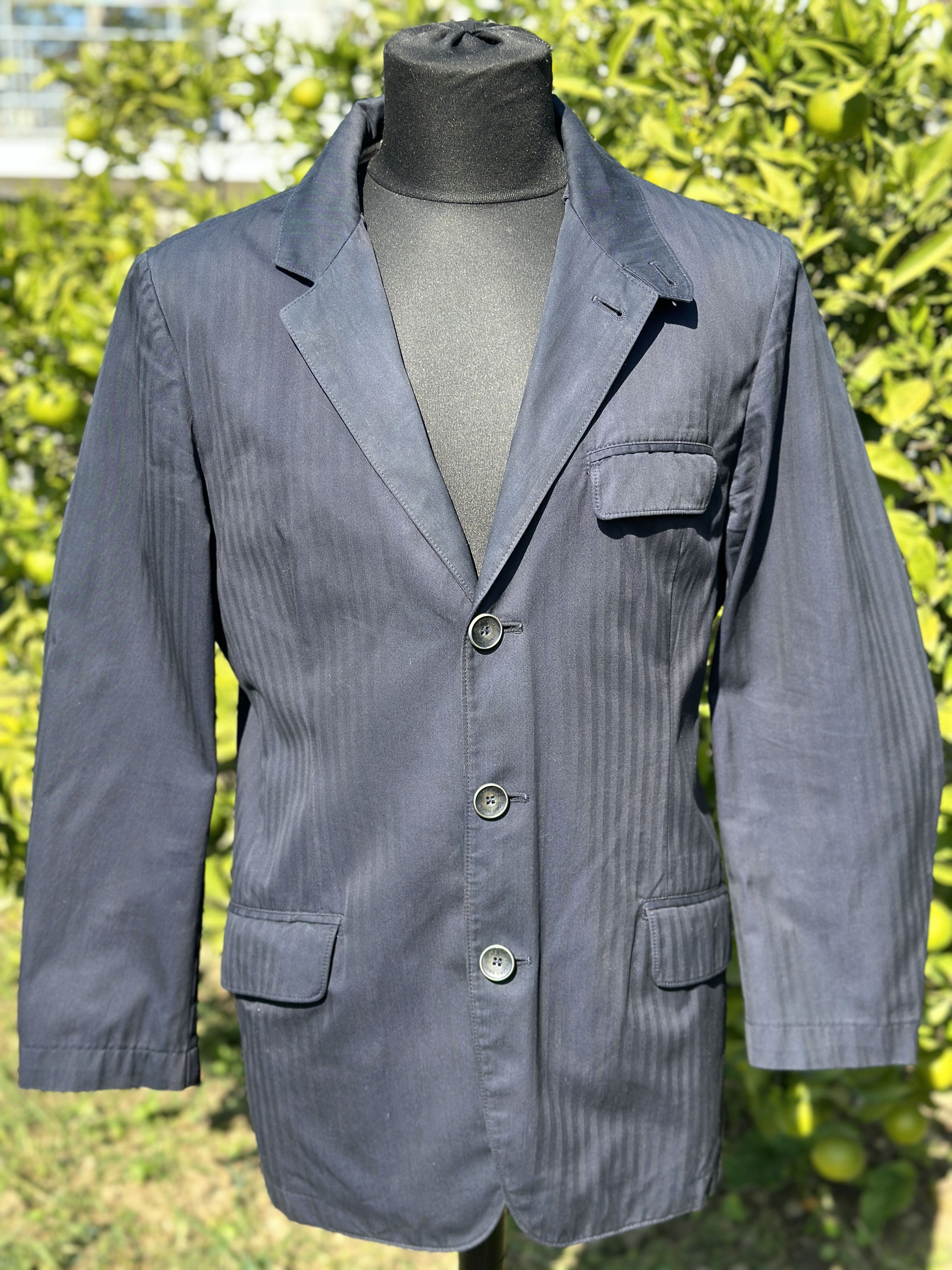 Loro Piana Loro Piana Unstructured Cotton Blend Blazer 3-Button Size 48 Size US M / EU 48-50 / 2 - 13 Thumbnail