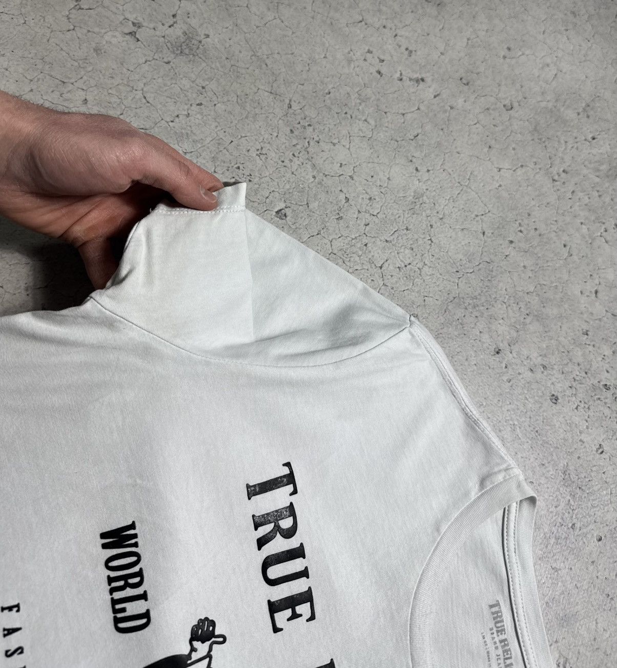True Religion True Religion Buddha Big Logo T-Shirt White Size US L / EU 52-54 / 3 - 7 Thumbnail