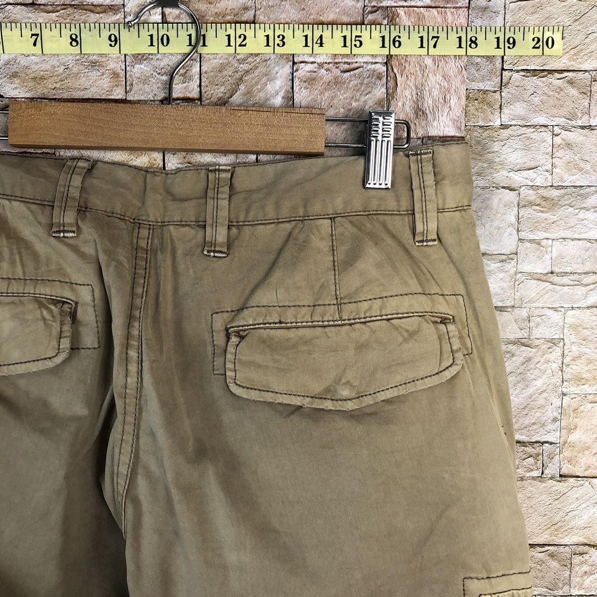 Japanese Brand Uniqlo Brown faded Cargo Multipocket Pants #A1176 Size US 30 / EU 46 - 19 Thumbnail