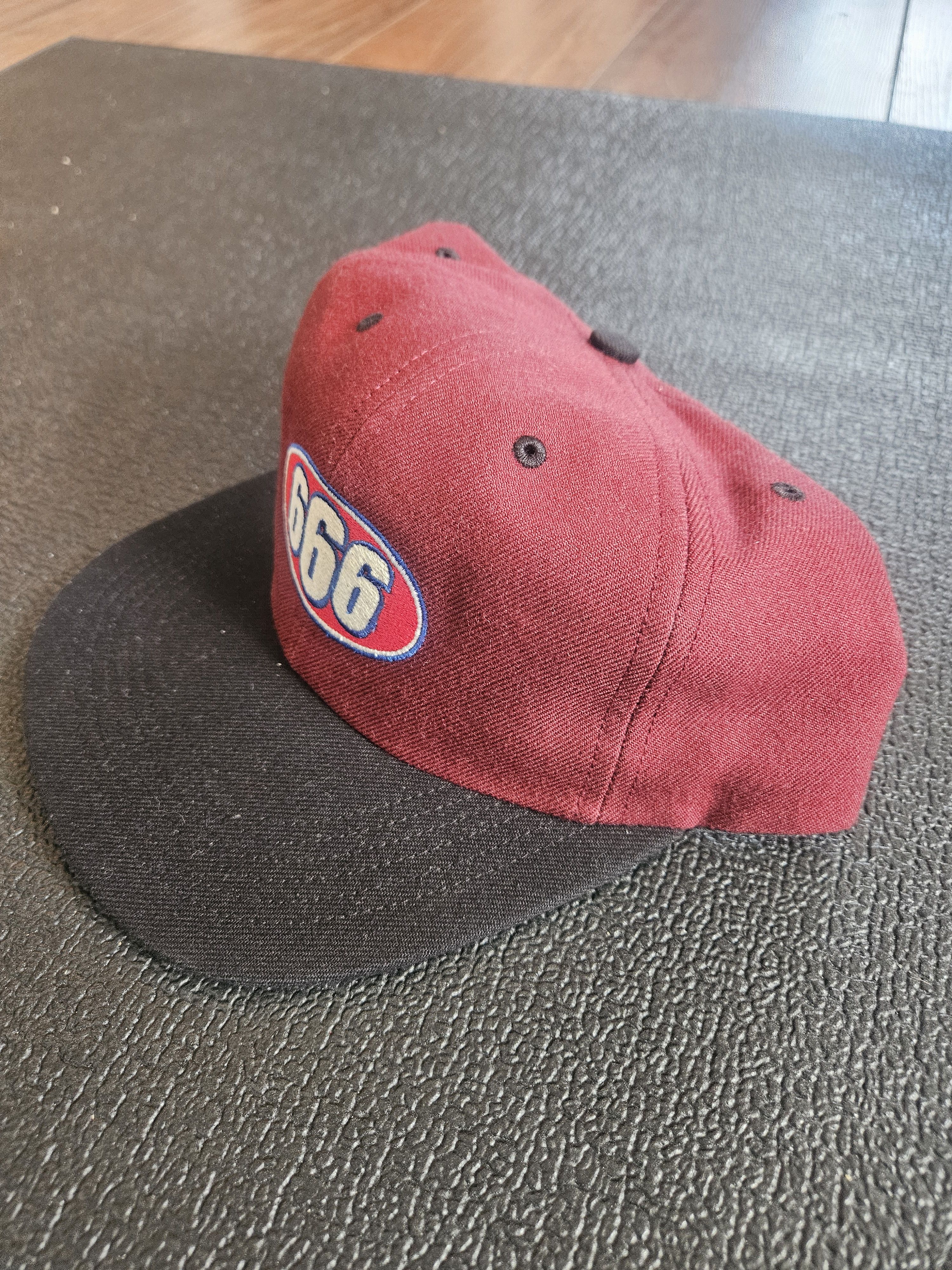 Supreme Supreme "666" Burgundy/Black Snapback Hat - Like New! Size ONE SIZE - 3 Thumbnail