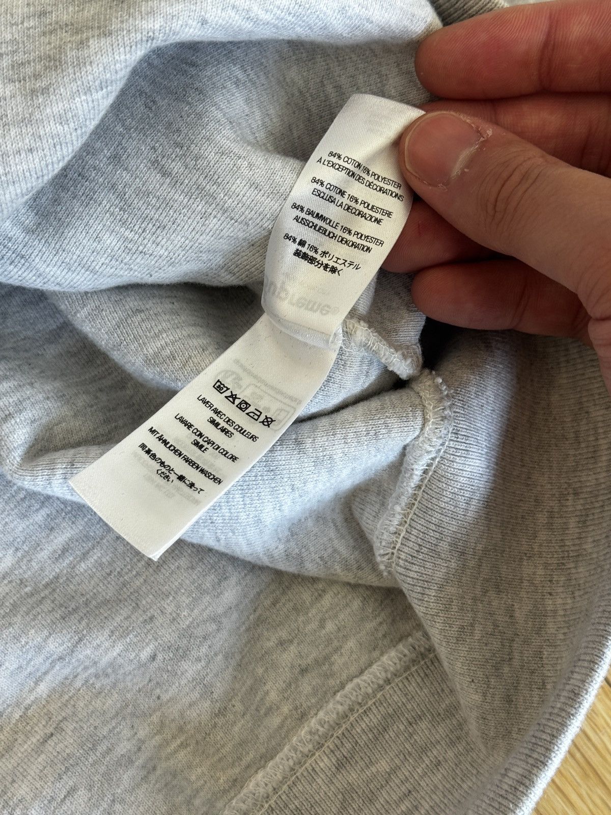 Supreme Supreme Plaid Arc Logo Crewneck Ash Grey XL Size US XL / EU 56 / 4 - 5 Thumbnail