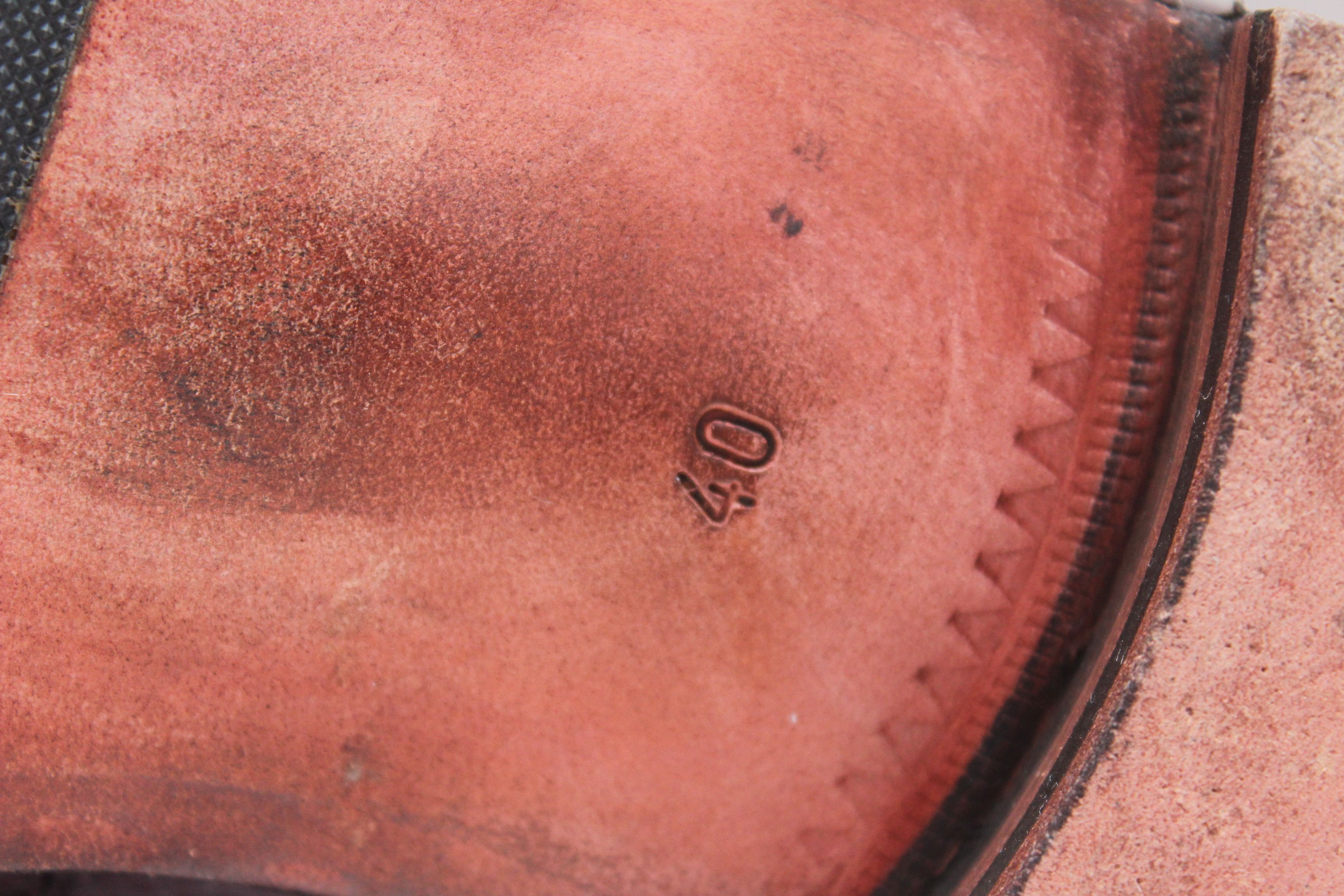 Leather HDSN Baracco Casual Leather Shoes Size 40 Made In Italy Size US 7 / EU 40 - 14 Thumbnail