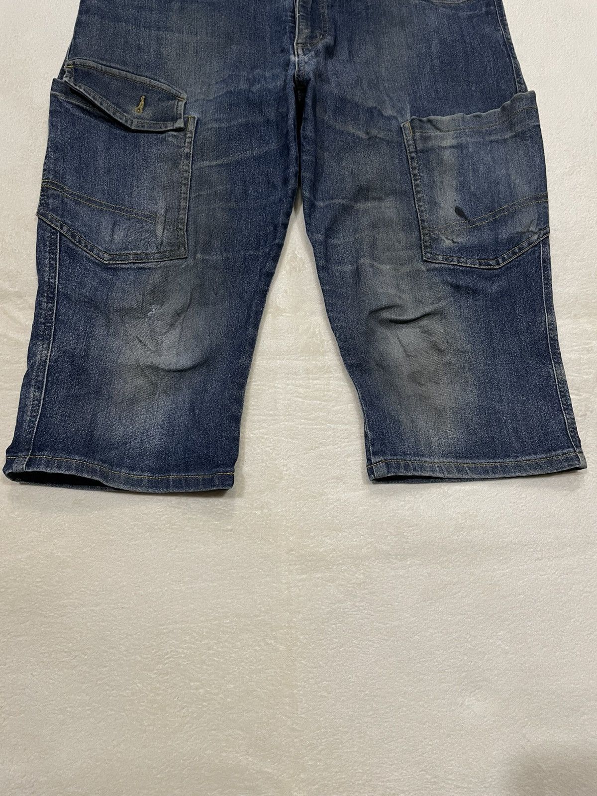 Japanese Brand Vintage Japanese Brand Short Pants Mudwash Jeans Size US 32 / EU 48 - 3 Thumbnail