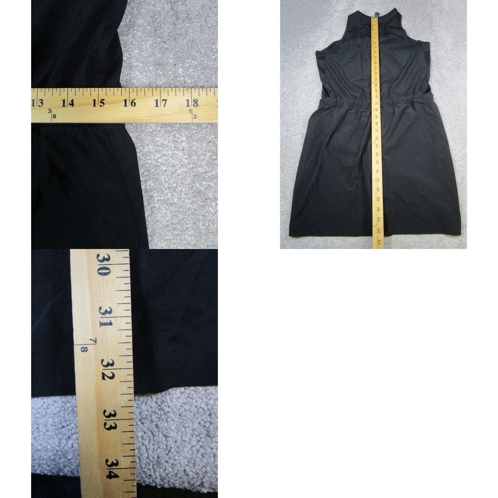 Athleta Athleta Dress Womens 8 Black Blouson Tennis Size M / US 6-8 / IT 42-44 - 8 Thumbnail