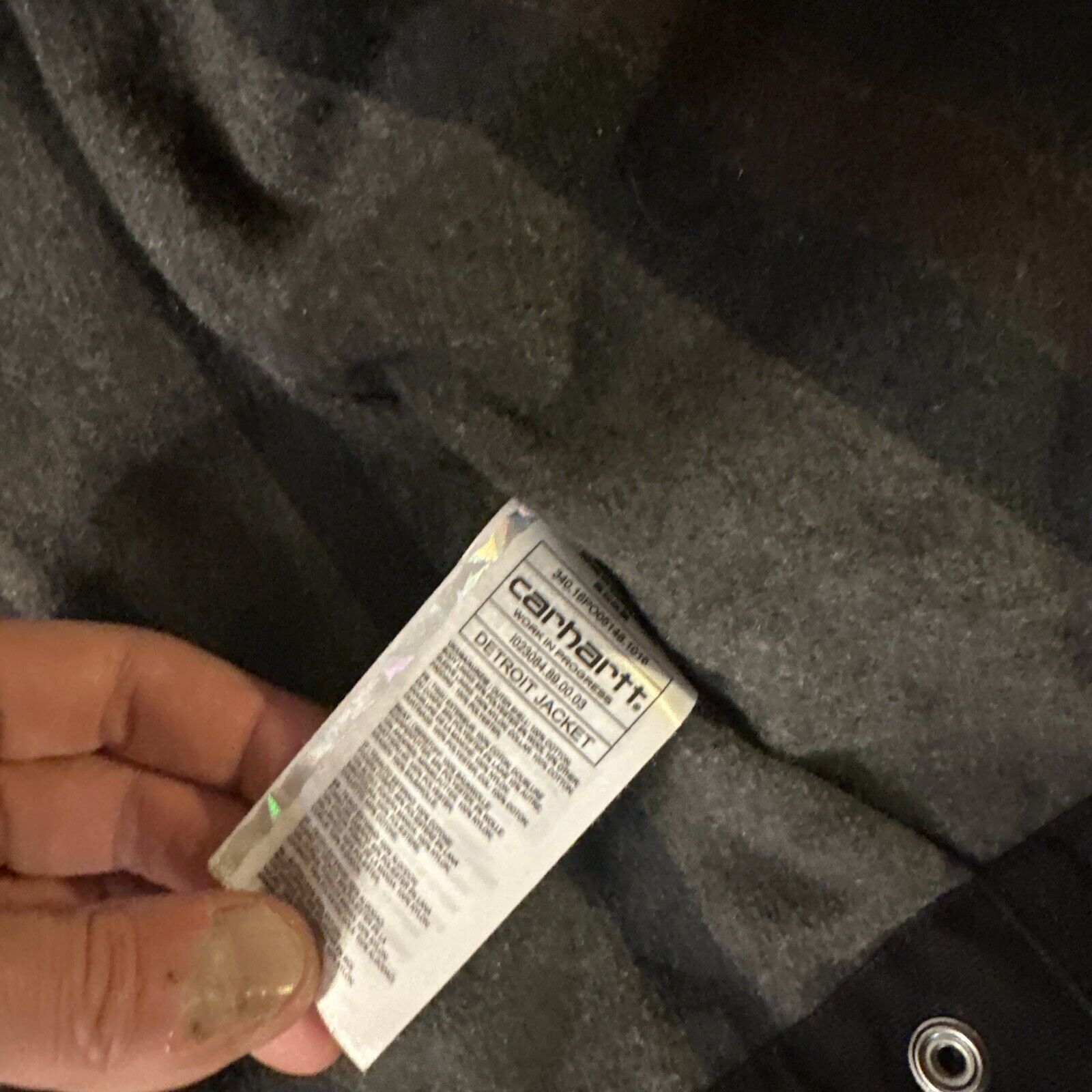Carhartt Carhartt WIP Detroit Work Jacket Workwear Black L Size US L / EU 52-54 / 3 - 5 Thumbnail