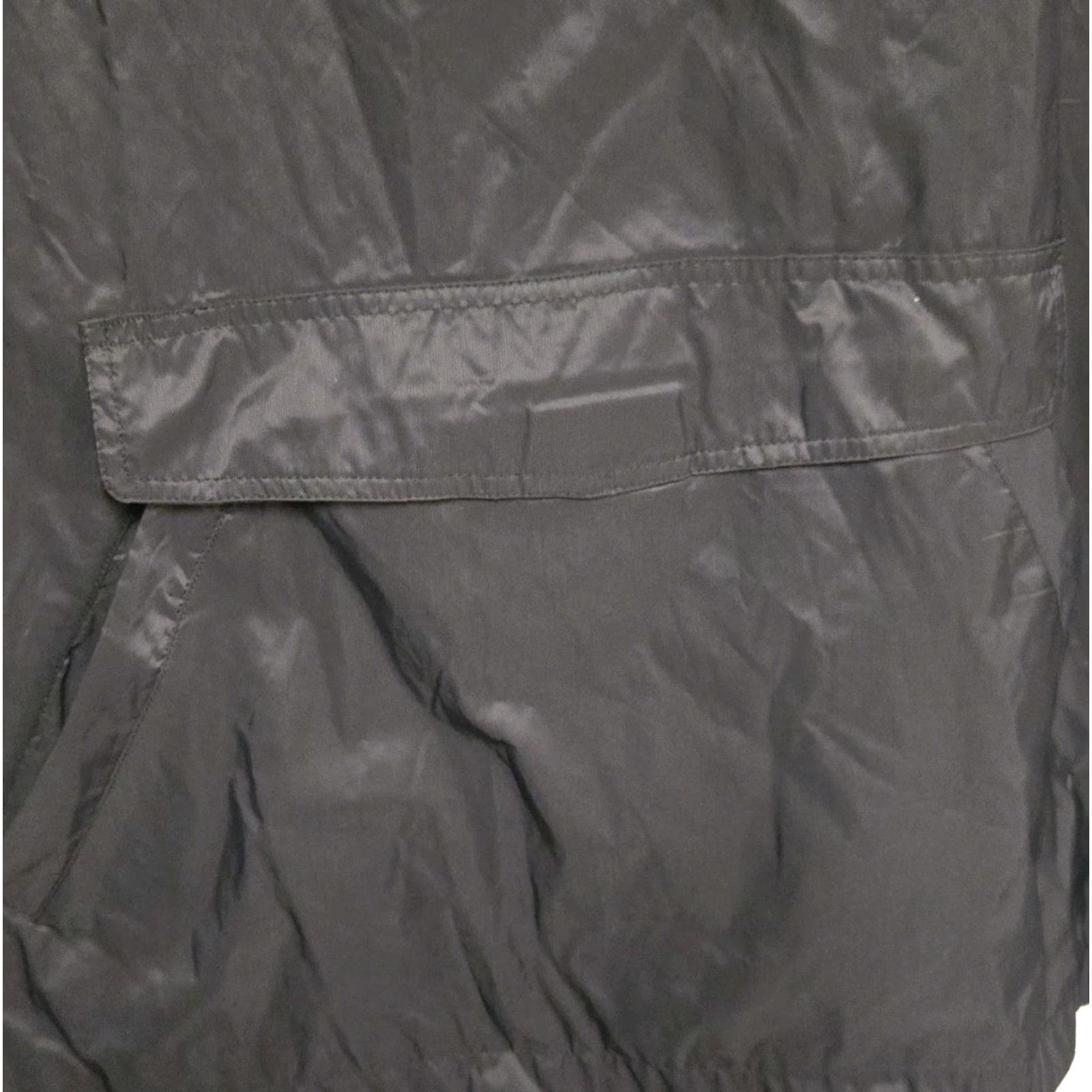 Nike VINTAGE Nike Windbreaker Jacket Swoosh Logo Back Hit Spellout Men XL Black Size US XL / EU 56 / 4 - 5 Thumbnail