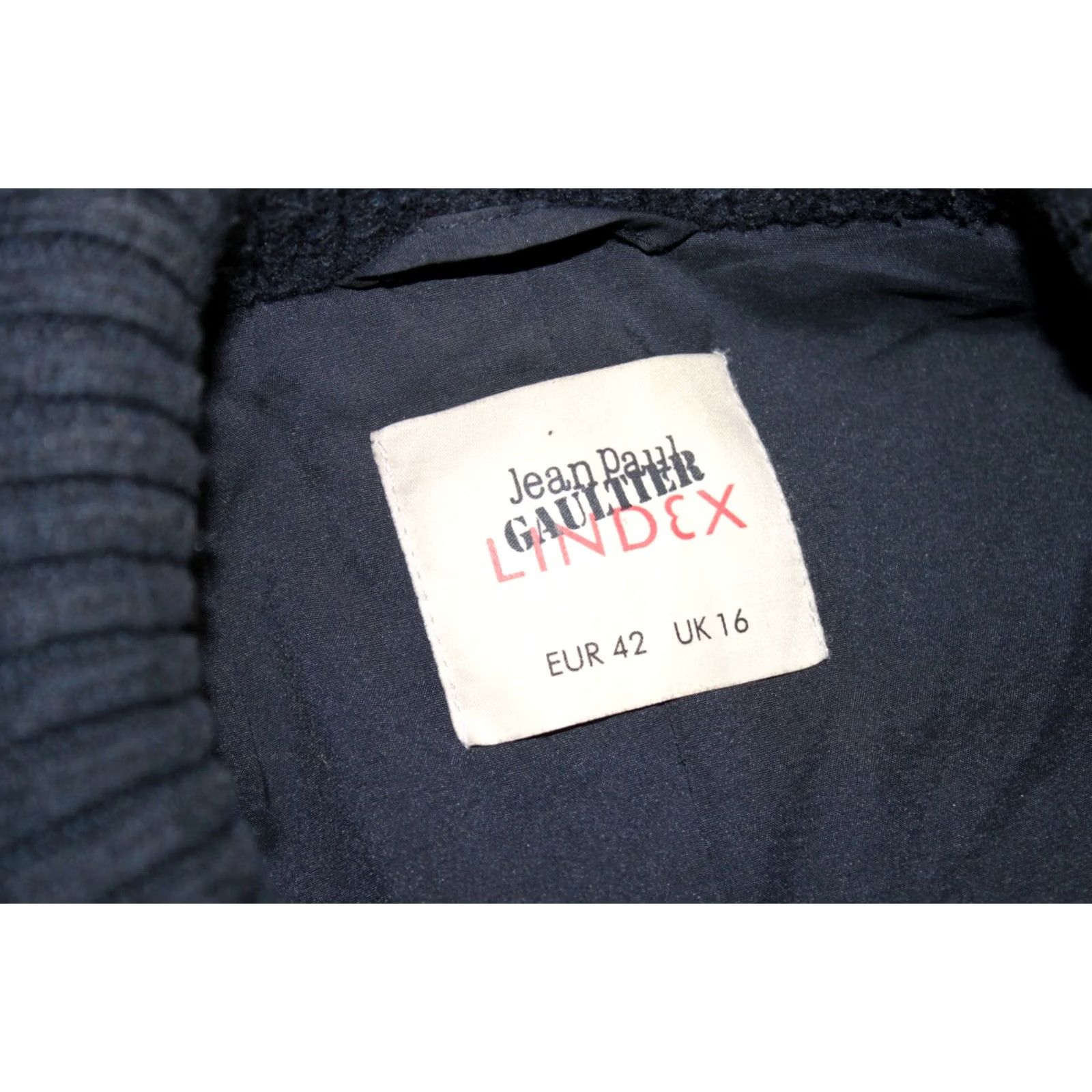 Jean Paul Gaultier Jean Paul Gaultier for Lindex Womens Coat UK 16 EUR 42 Multicoloured Wool Blend Coat Women, 66 cm Length, 64 cm Sleeve, Very Good, 100% Genuine Size 38" / US 16 / IT 52 - 6 Thumbnail