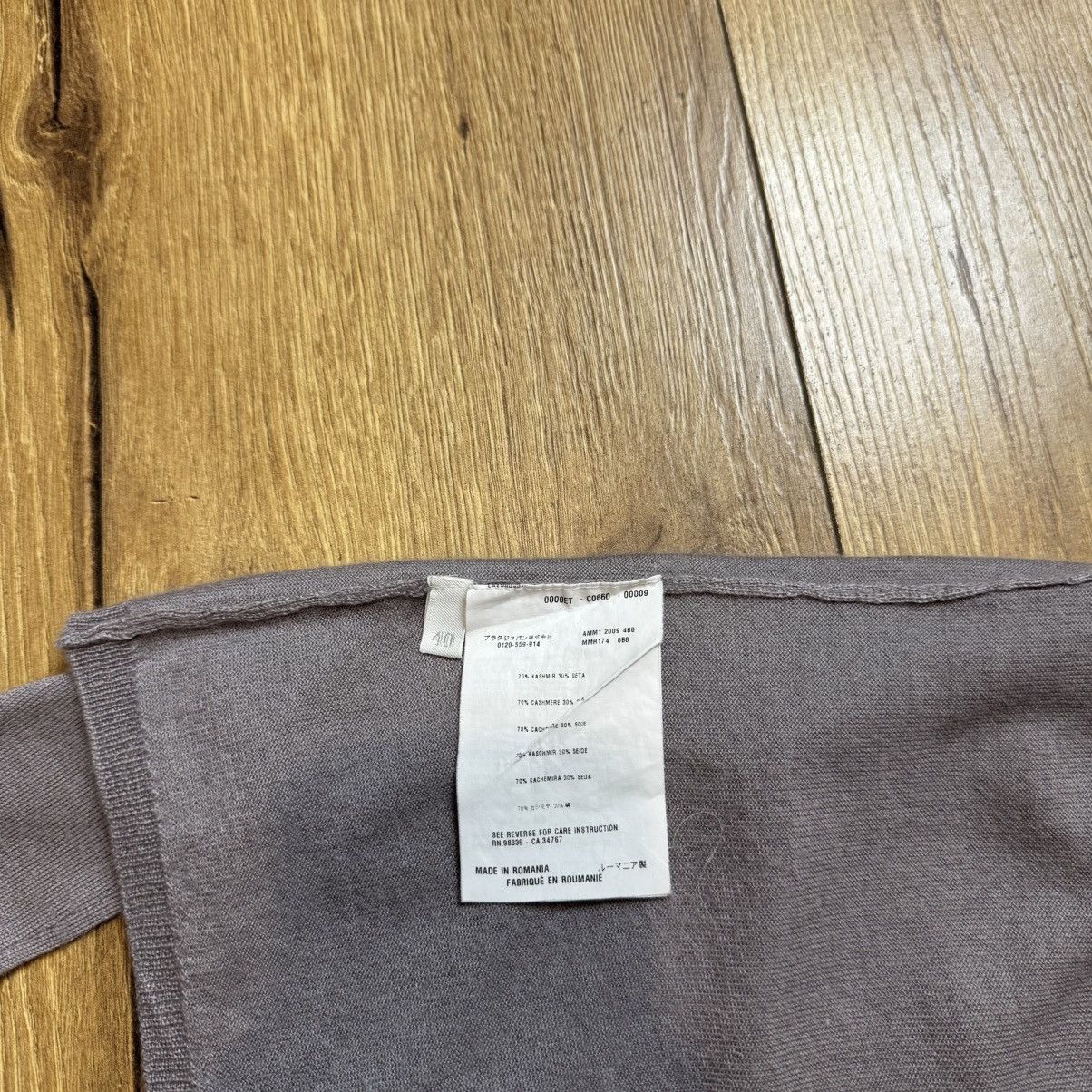 Miu Miu Miu Miu Women's Cashmere/Silk Grey Turtleneck Jumper Size S / US 4 / IT 40 - 8 Thumbnail