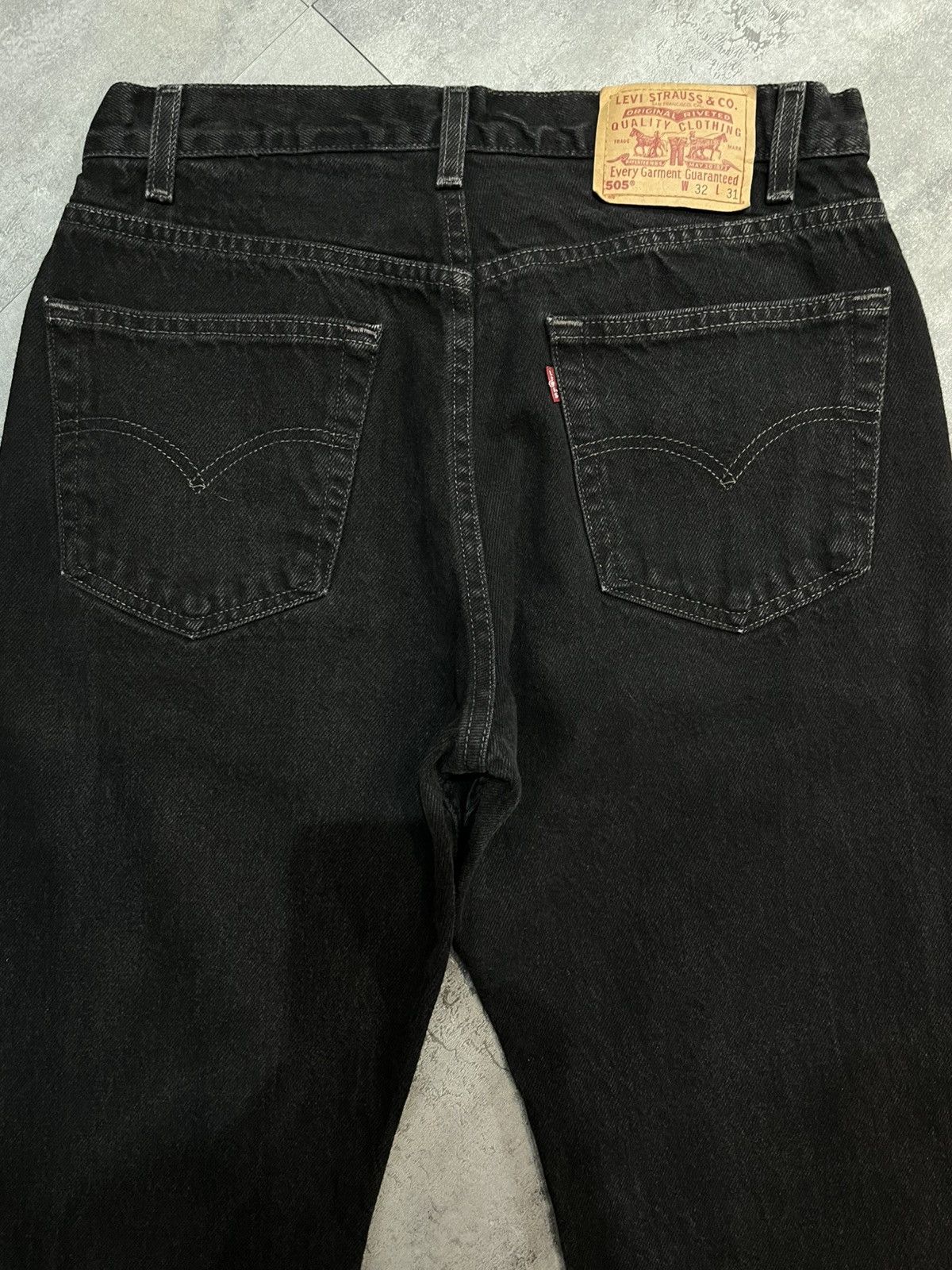 Levi's Vintage Clothing Leiv’s 505 Mexico Black Denim Size US 32 / EU 48 - 1 Thumbnail
