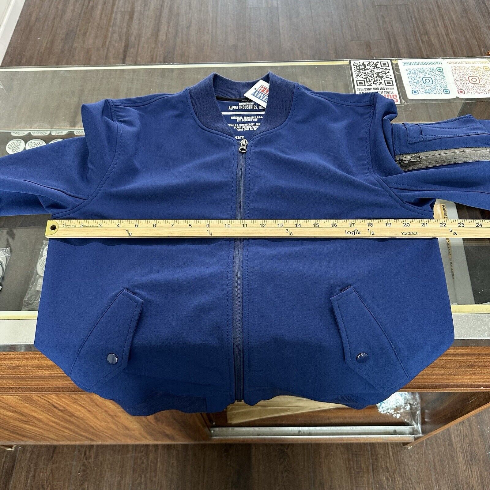 Alpha Industries Alpha Industries Navy Blue Jacket Size M C Size US M / EU 48-50 / 2 - 5 Thumbnail