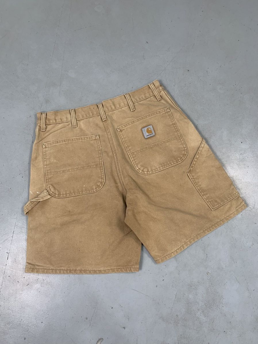 Carhartt Vintage Carhartt B25 BRN carpenter short Size US 32 / EU 48 - 2 Thumbnail