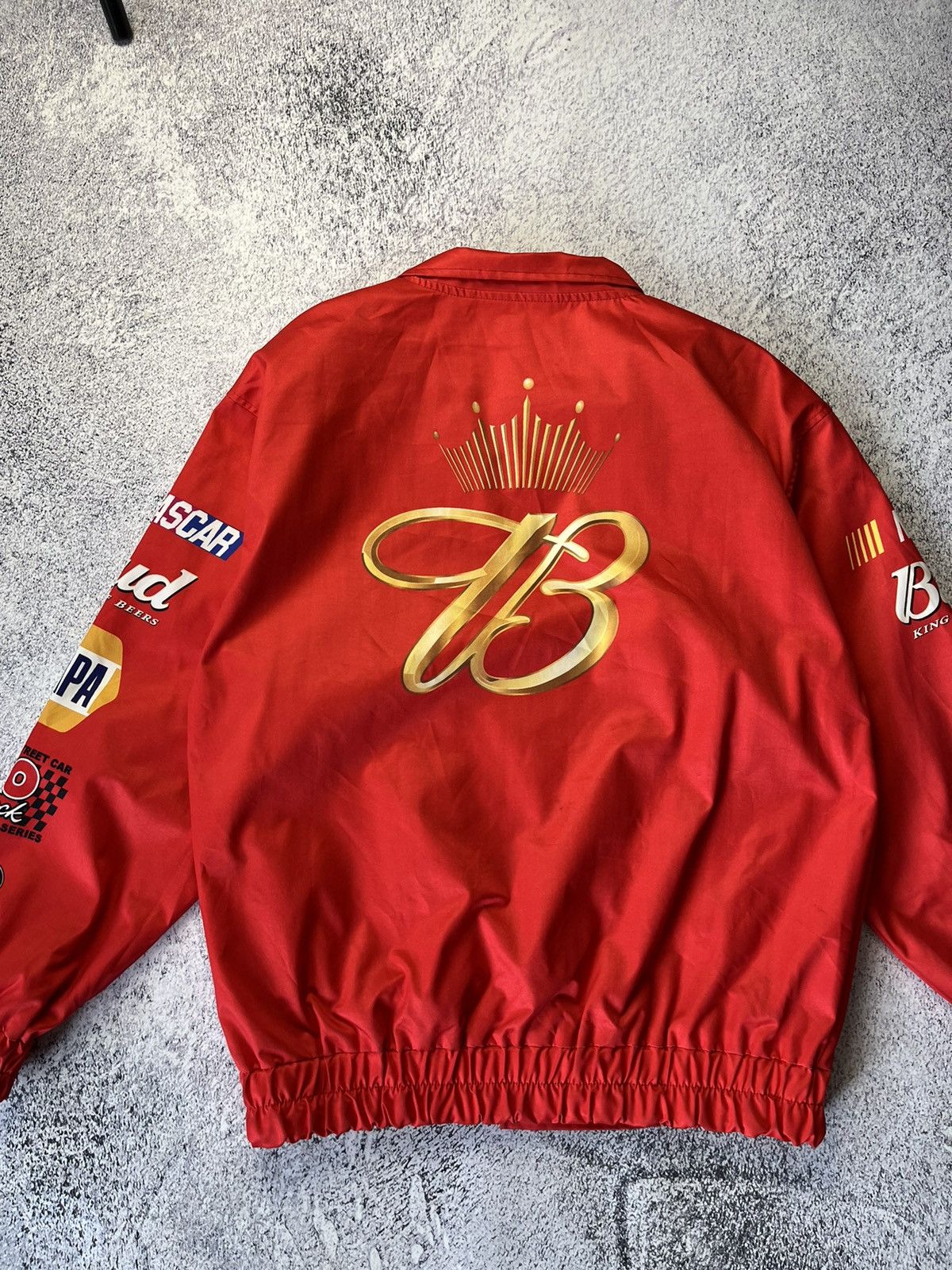 Vintage Novelty Racing Polyester Red Full Zip Up Lightweight Jacket Size US M / EU 48-50 / 2 - 10 Thumbnail