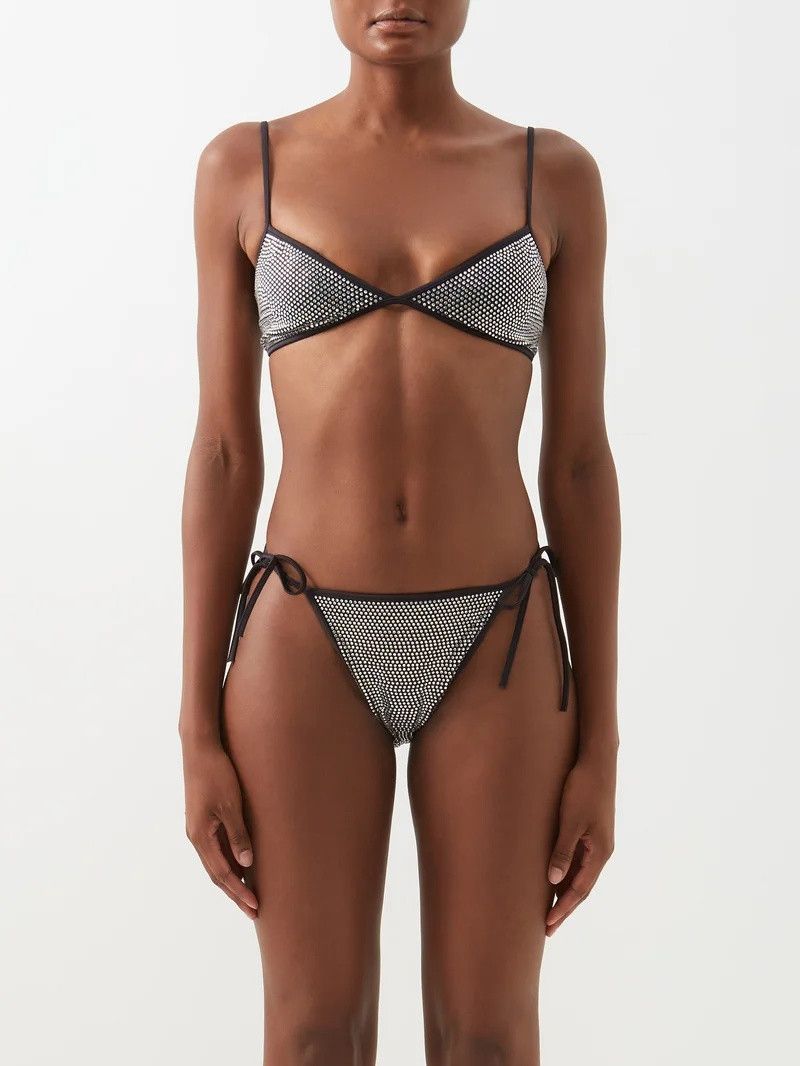 Balenciaga o1la1rc1a0924 Minimal Bikini Set in Silver Size S / US 4 / IT 40 - 3 Thumbnail
