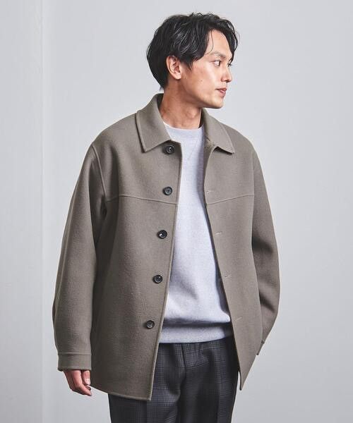 United Arrows Men’s 🇯🇵 United Arrows Double Face Wool Driving Jacket Sz M Size US M / EU 48-50 / 2 - 4 Thumbnail