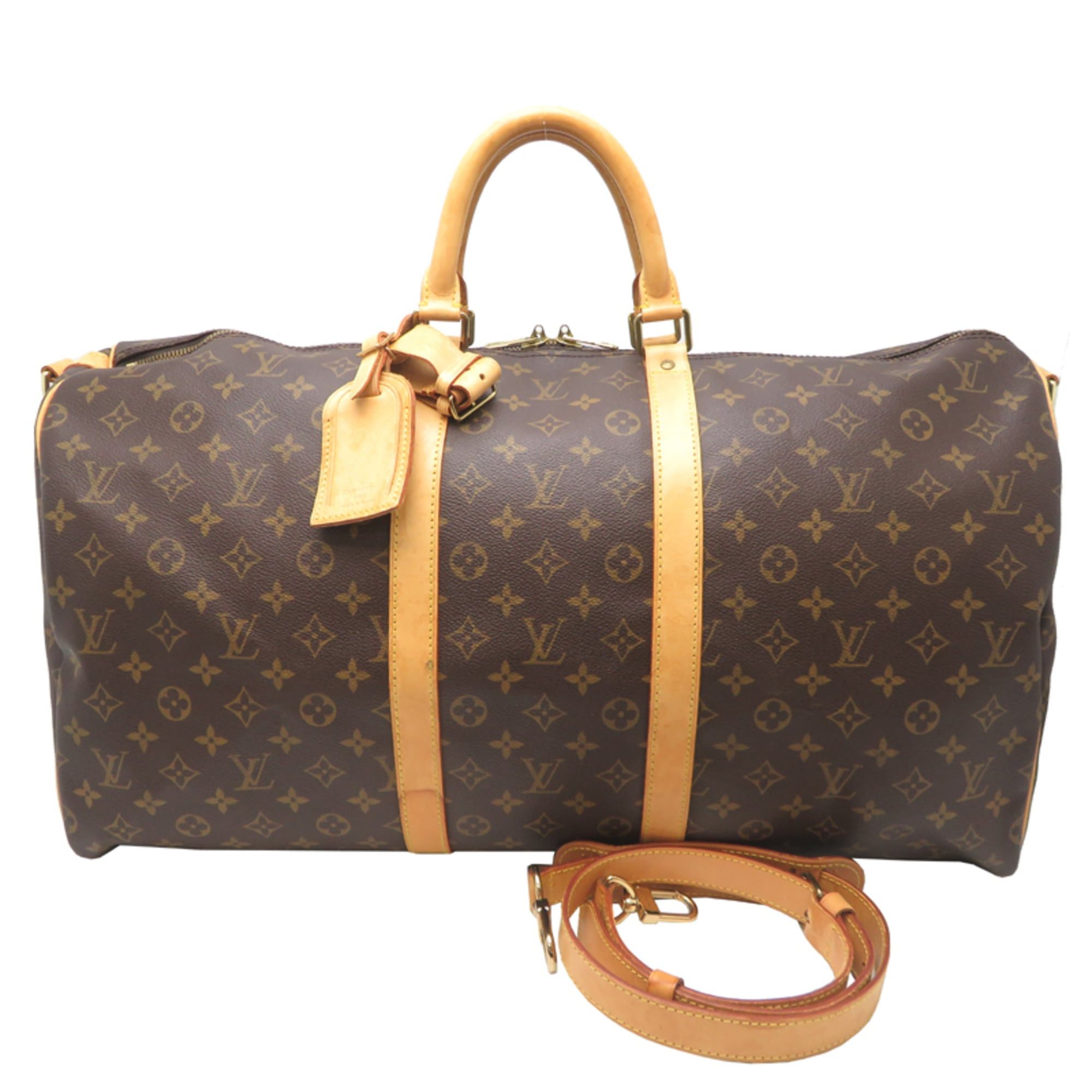 Louis Vuitton Louis Vuitton Keepall Bandoulière 55 Women's/Men's Boston Bag M41414 Monogram Brown Size ONE SIZE - 1 Thumbnail