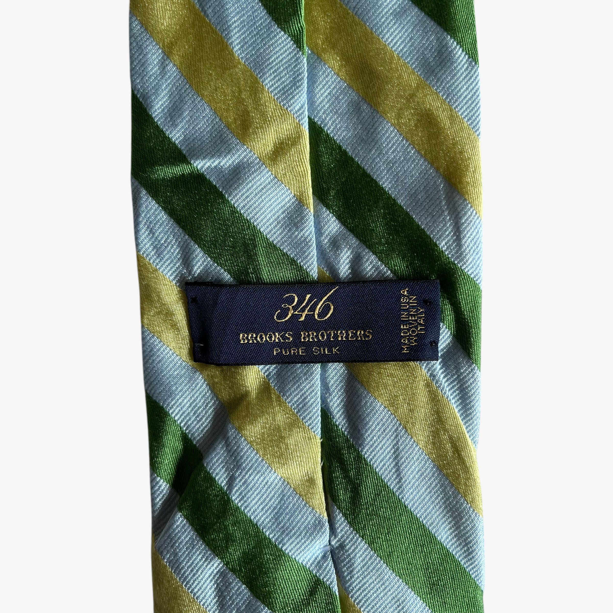 Brooks Brothers Vintage 90s Brooks Brothers 346 Striped Silk Tie Size ONE SIZE - 2 Thumbnail