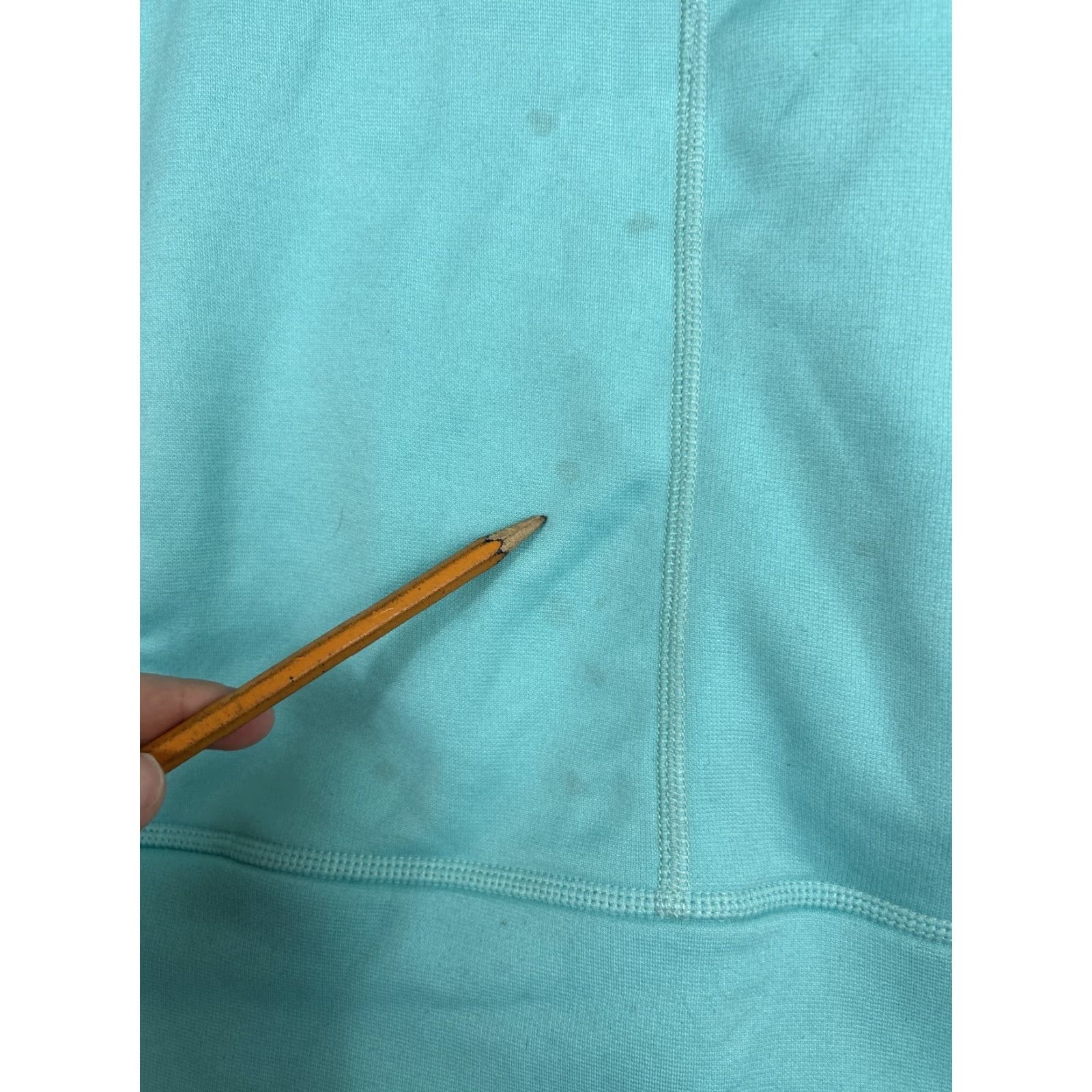 The North Face The North Face Womens Hoodie Large Long Sleeve High Neck Teal Pullover Size L / US 10 / IT 46 - 6 Thumbnail