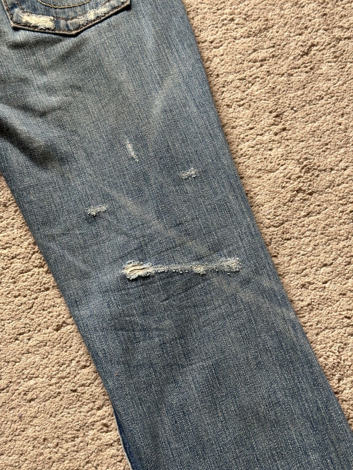 True Religion 2000s True Religion Distressed Flare Jeans Size US 30 / EU 46 - 10 Thumbnail