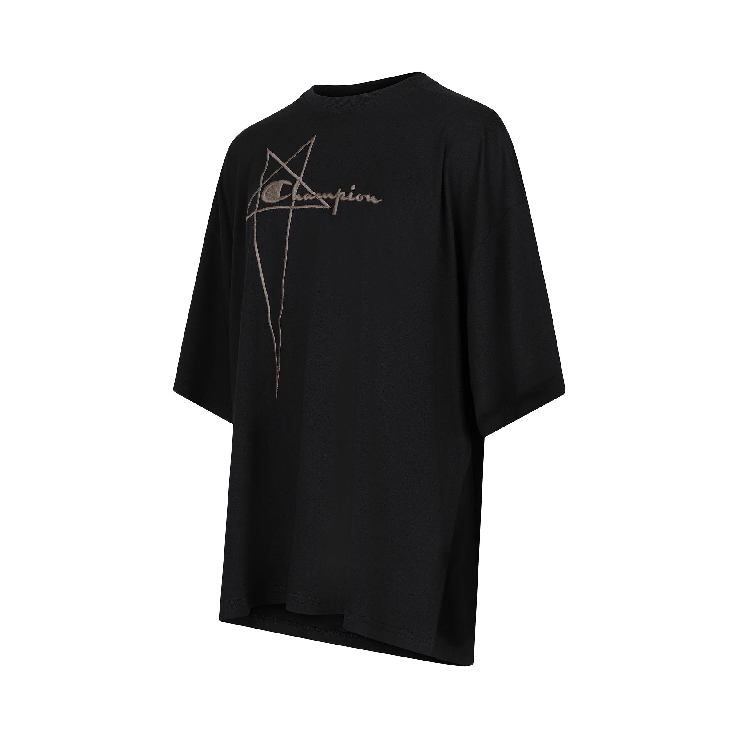 Rick Owens o1mris0824 Tommy T-Shirt in Black Size US S / EU 44-46 / 1 - 2 Thumbnail