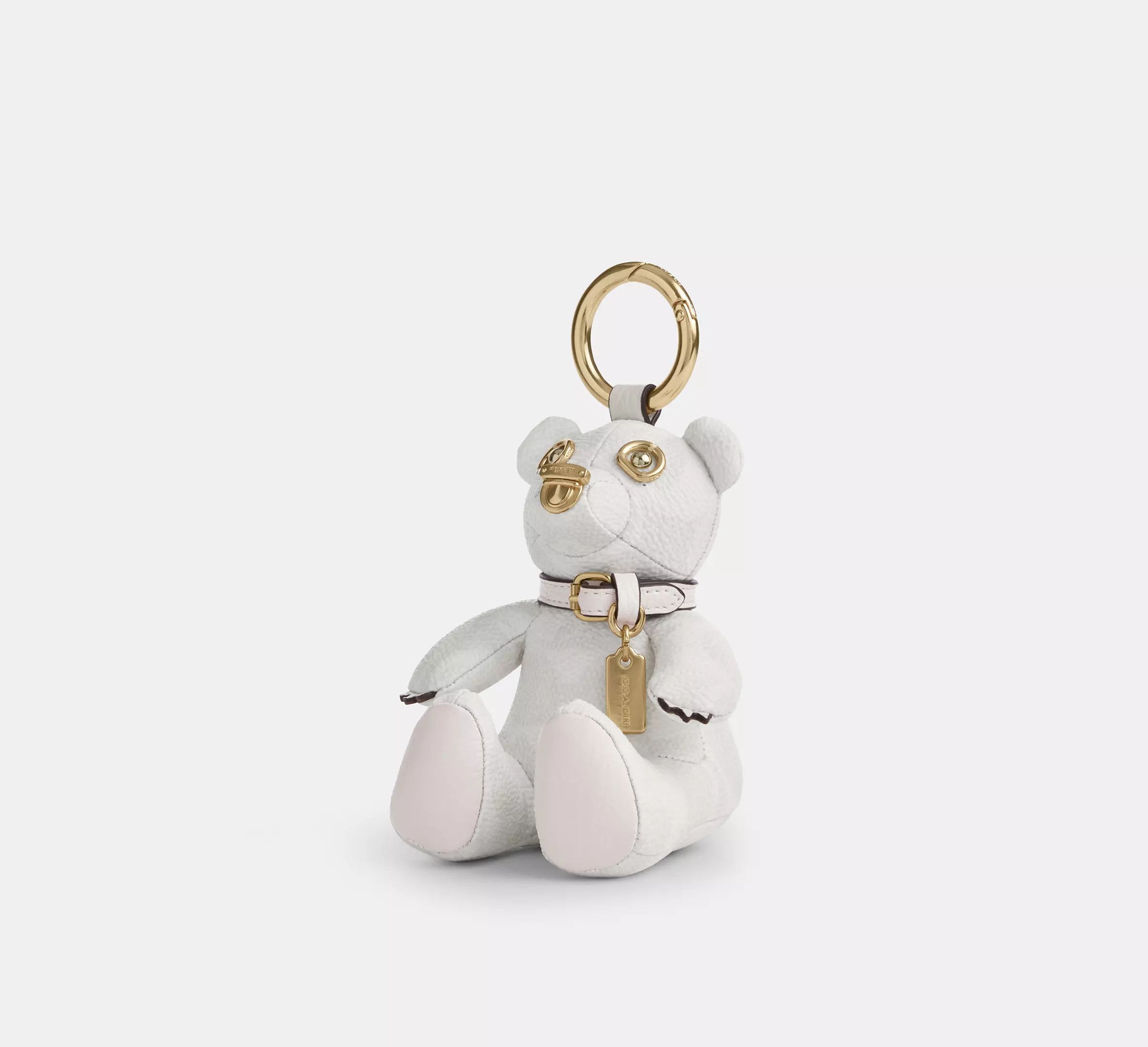 Coach Collectible Bear Bag Charm In Signature Canvas CZ195 Size ONE SIZE - 3 Thumbnail