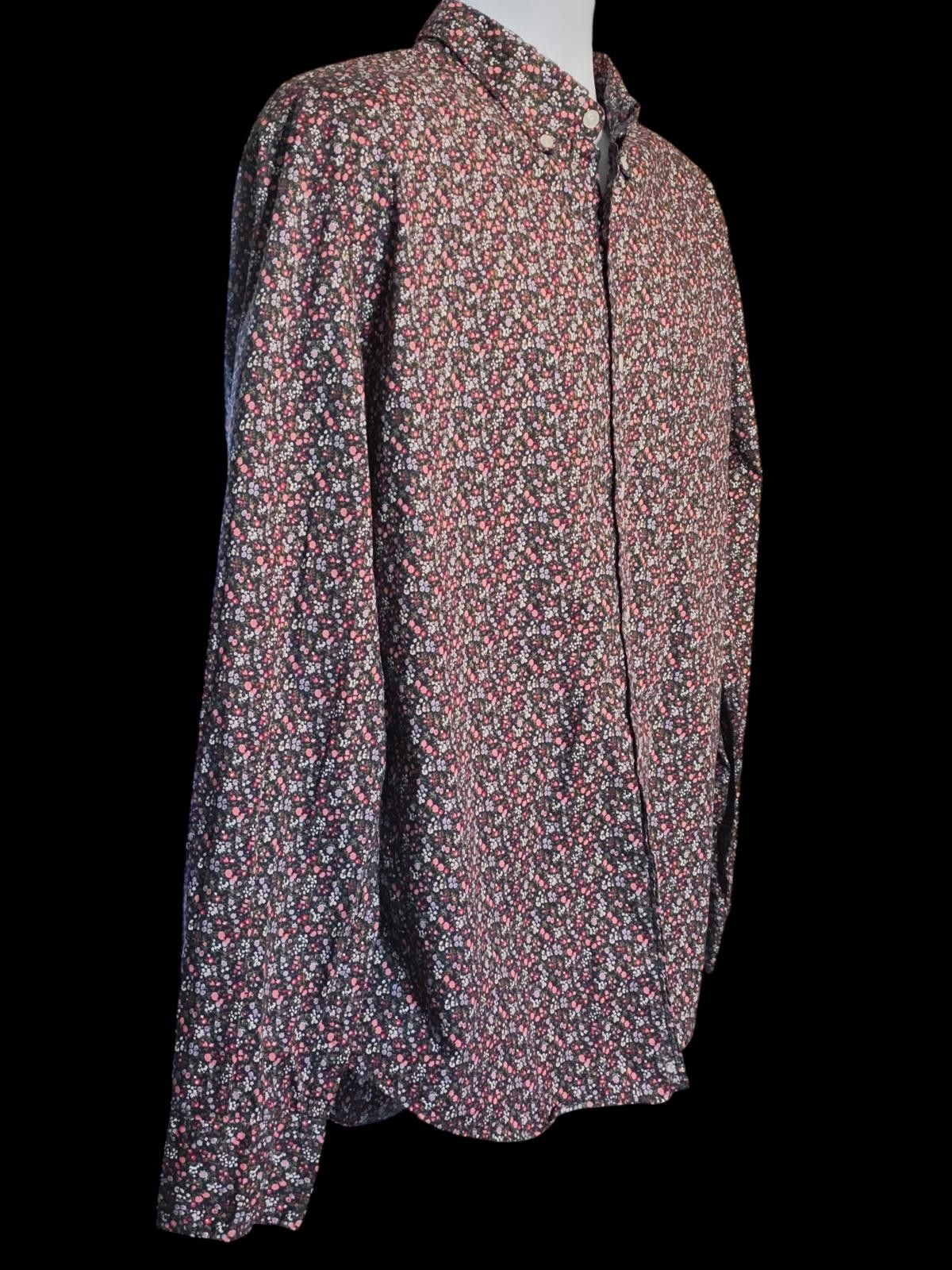 J.Crew J.Crew Men's Long Sleeve Button-Down Shirt with Floral Print Size US XL / EU 56 / 4 - 4 Thumbnail