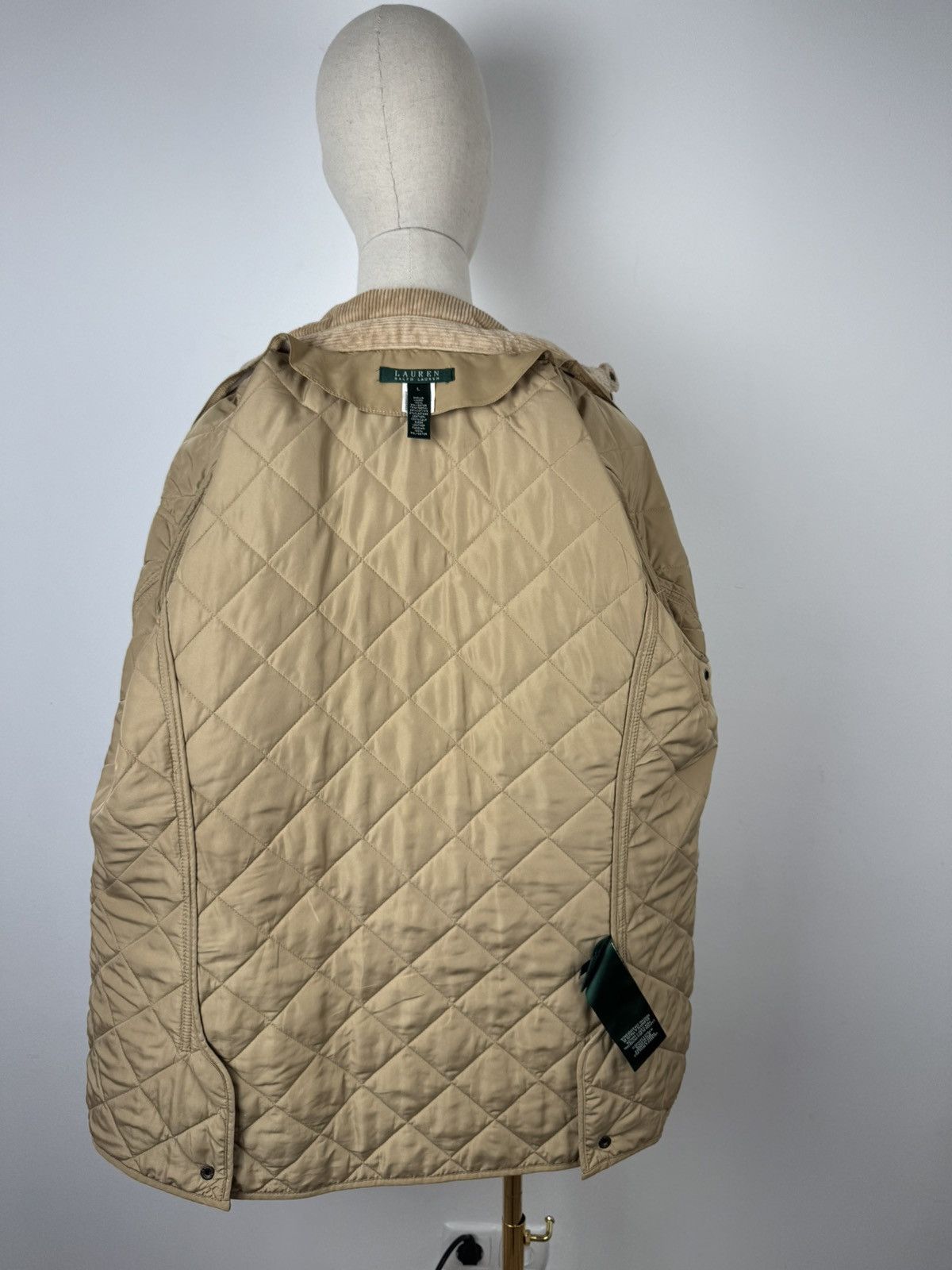 Lauren Ralph Lauren × Vintage Women’s Vintage Lauren Ralph Lauren Hunting Quilt Jacket Size L / US 10 / IT 46 - 7 Thumbnail