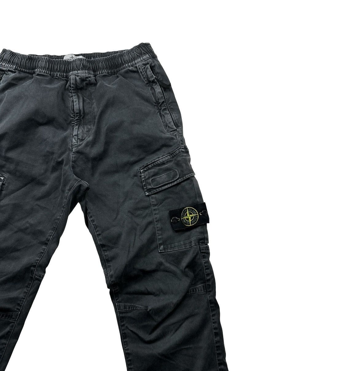 Stone Island Stone Island Charcoal Cargo Trousers Size US 34 / EU 50 - 3 Thumbnail