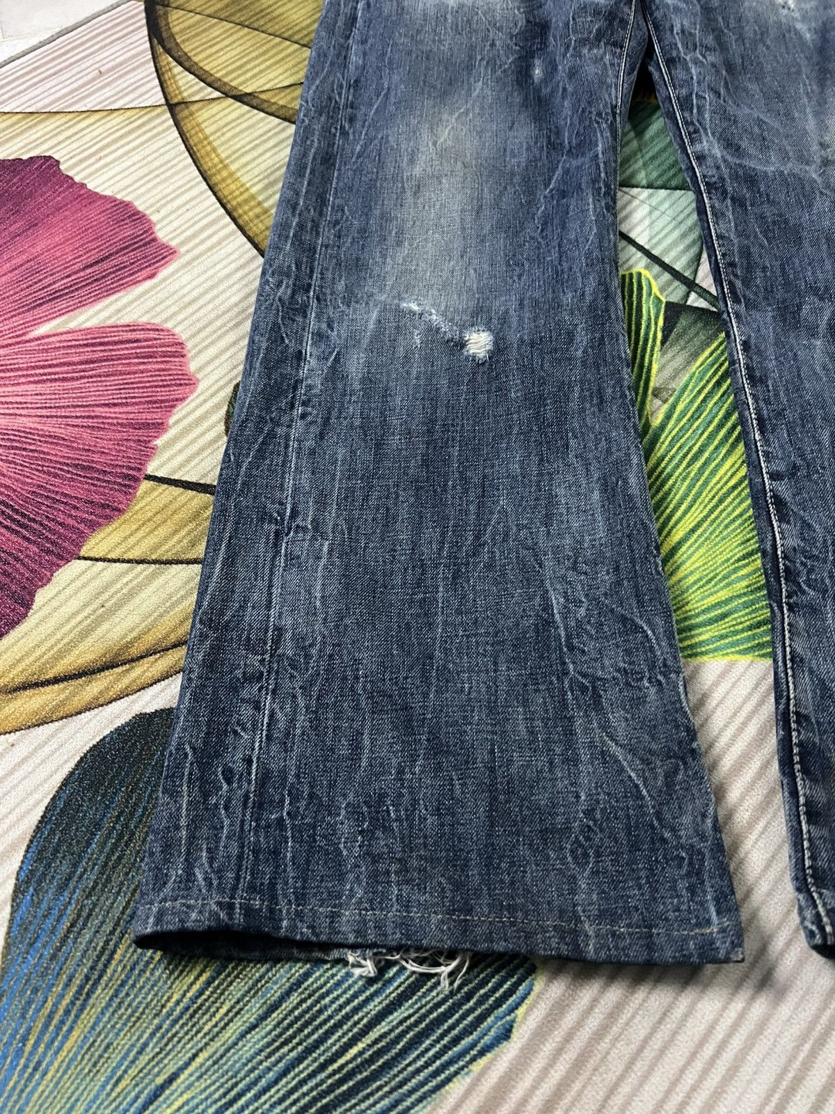 Energie × Jean 💥Flare💥Energie Distress Jean Size US 33 - 3 Thumbnail