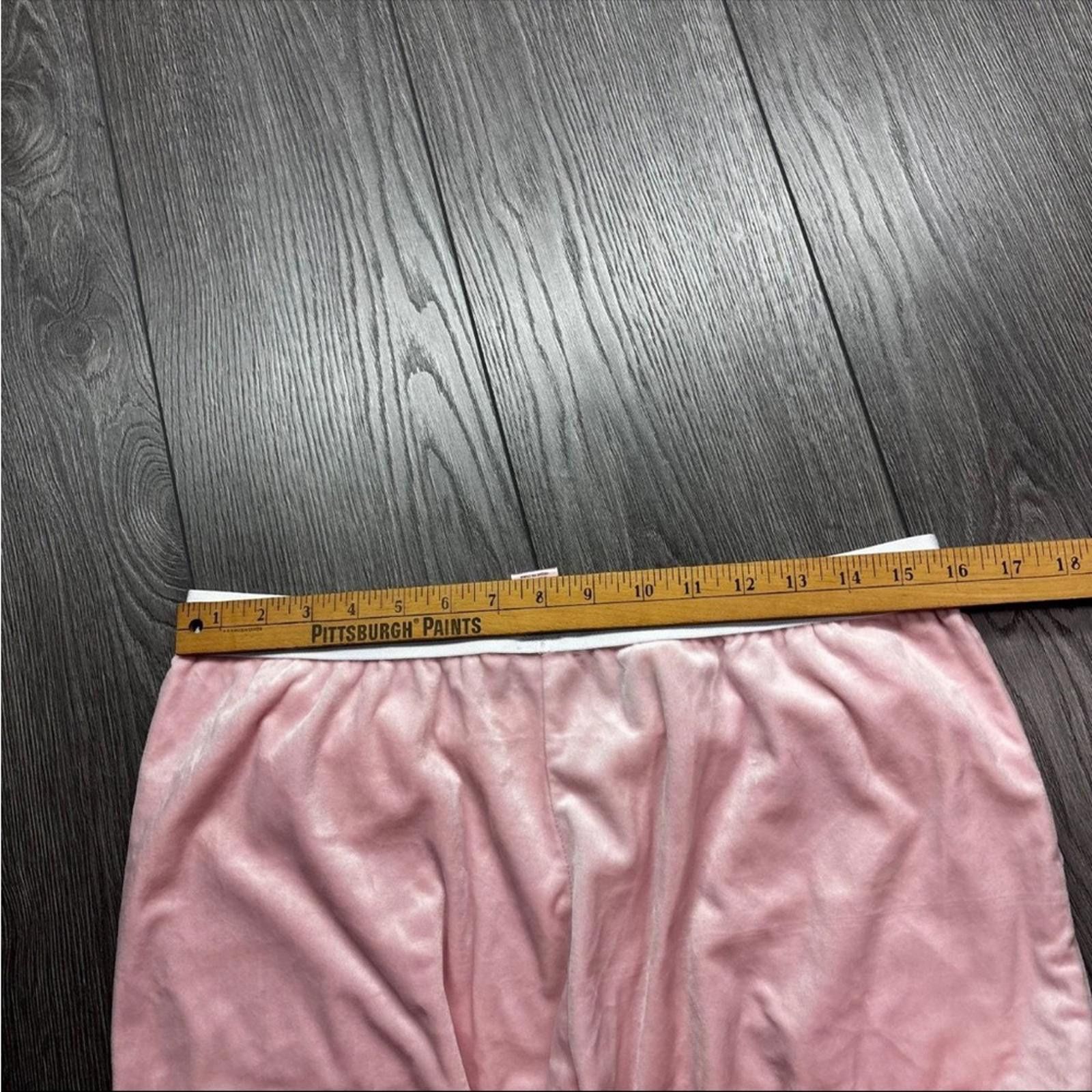Juicy Couture Jeans Authentic Juicy Couture Light Pink Velour Track Pants Size 36" / US 14 / IT 50 - 3 Thumbnail