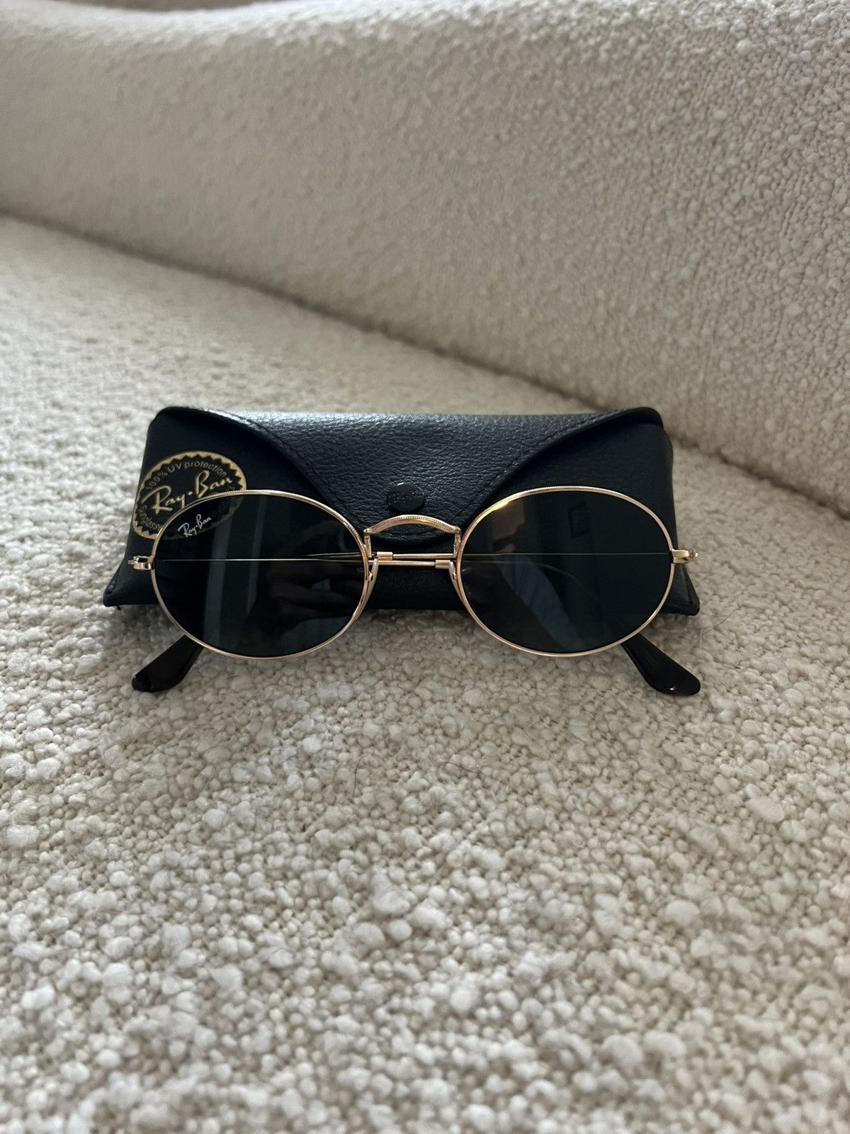 RayBan Ray Ban Oval Flat Sunglasses Size ONE SIZE - 1 Thumbnail