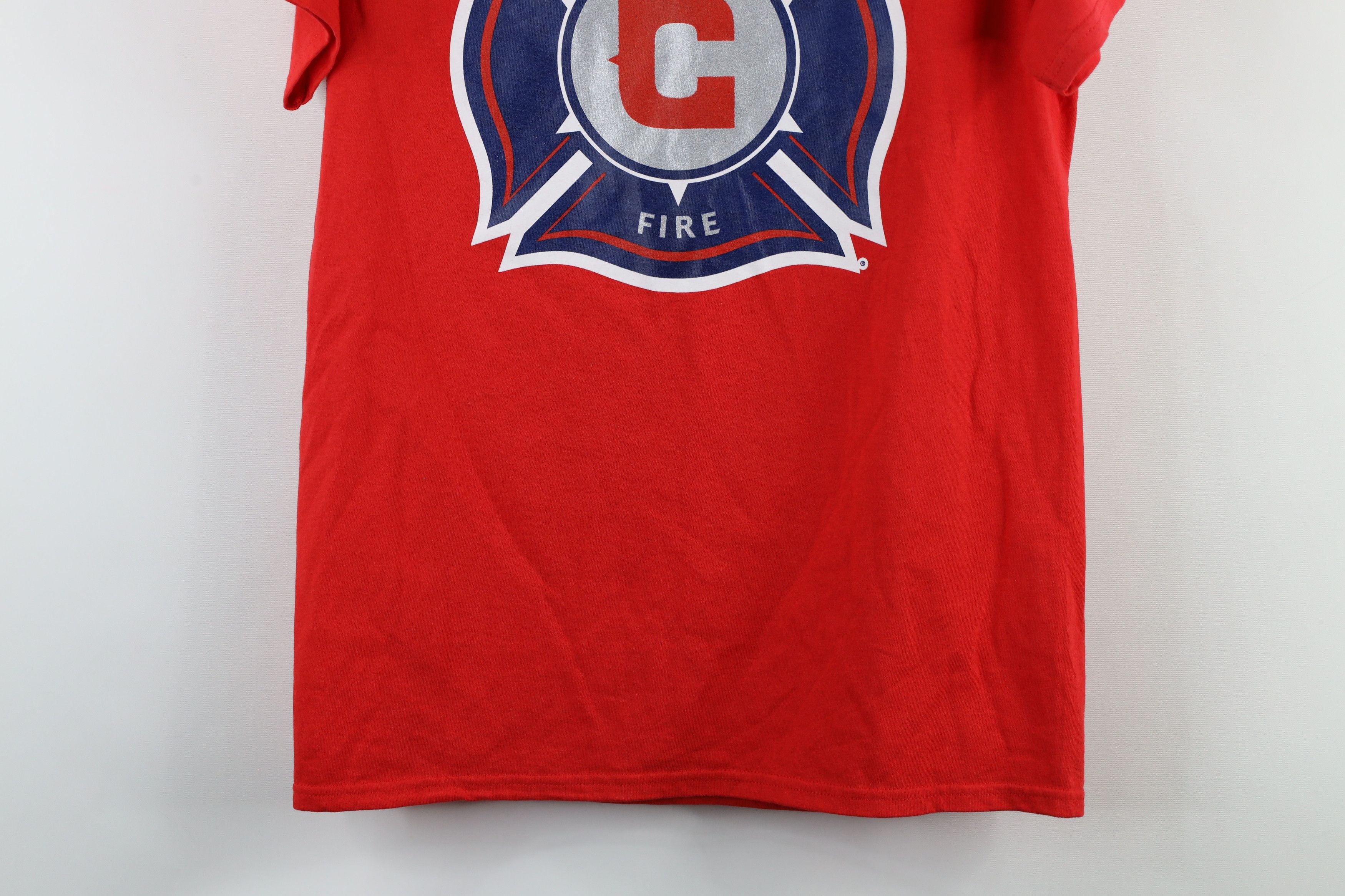 Majestic × Vintage Vintage Majestic Out MLS Chicago Fire Soccer T-Shirt Red Size US S / EU 44-46 / 1 - 3 Thumbnail