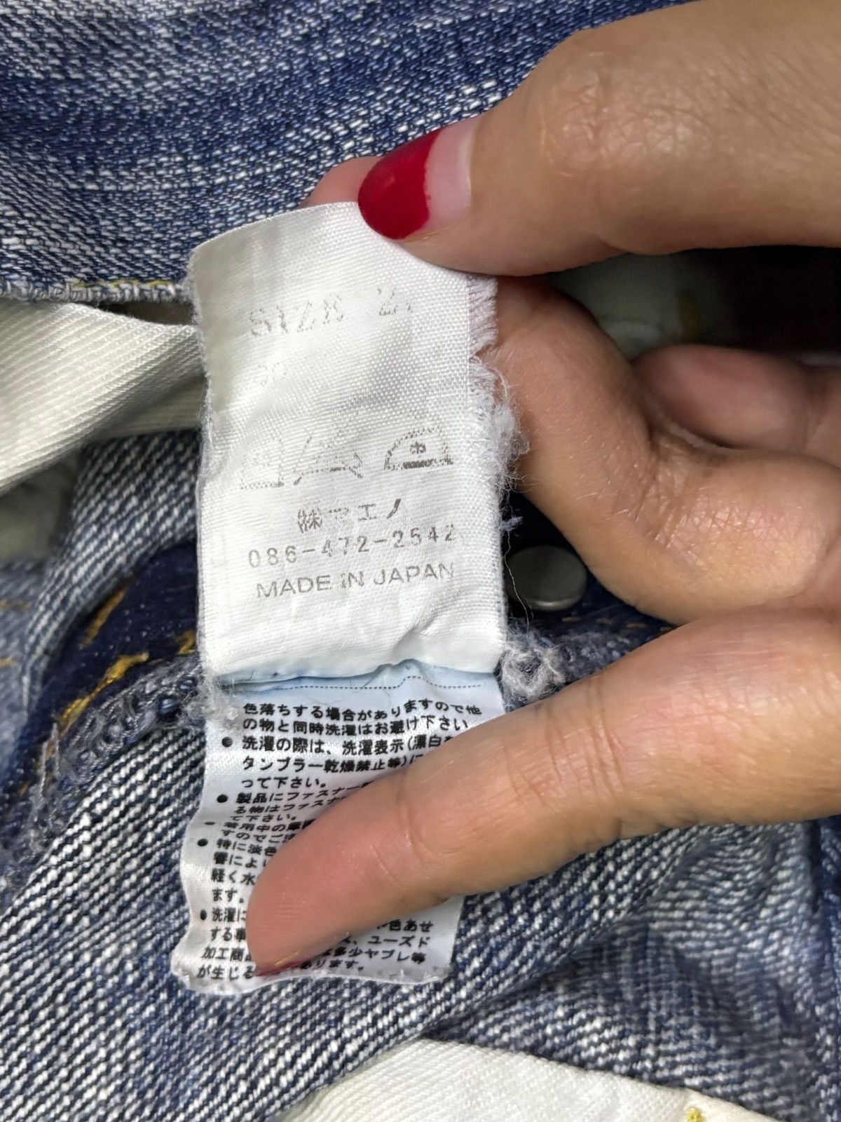 Eternal × Japanese Brand Vintage Japanese Eternal Mud Wash Distressed Jeans Size US 29 - 10 Thumbnail