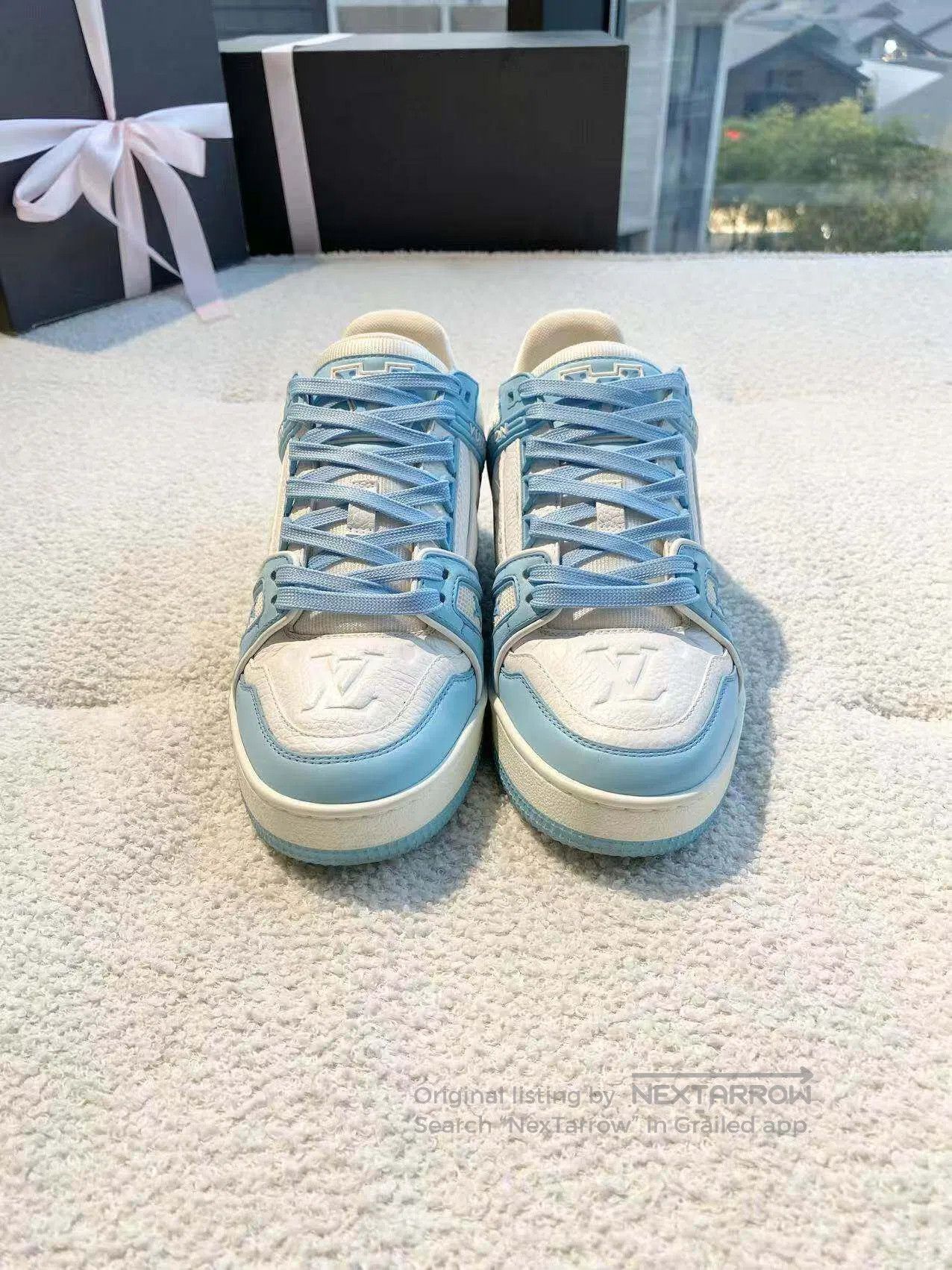 Louis Vuitton Louis Vuitton Size 2.5 Sky blue board shoes| Size US 6 / IT 36 - 3 Thumbnail