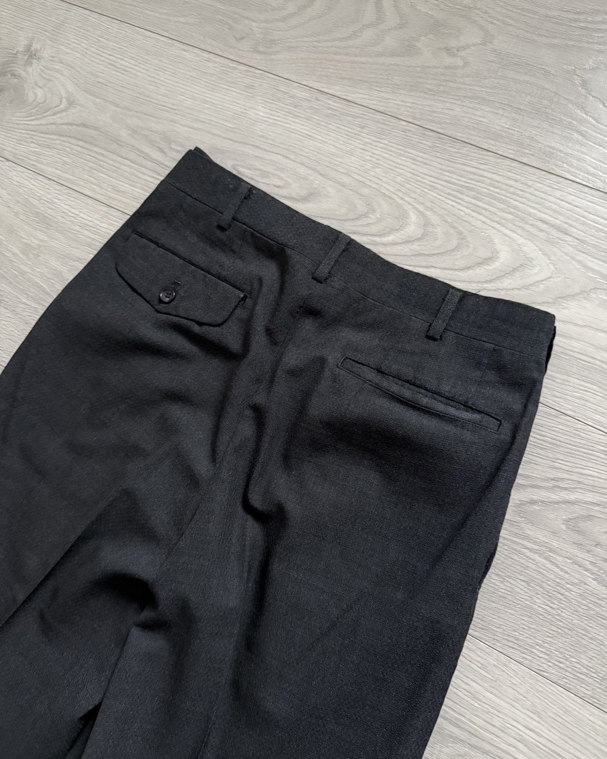 Comme des Garcons Comme Des Garcons Homme 2003 Double Pleat Textured Pants Size US 30 / EU 46 - 7 Thumbnail