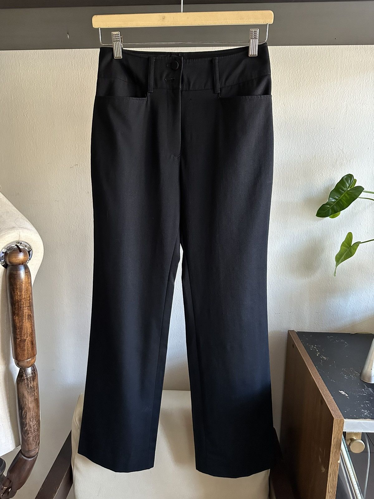 1990s Jean Paul Gaultier Classique Straight Leg Wool Pant