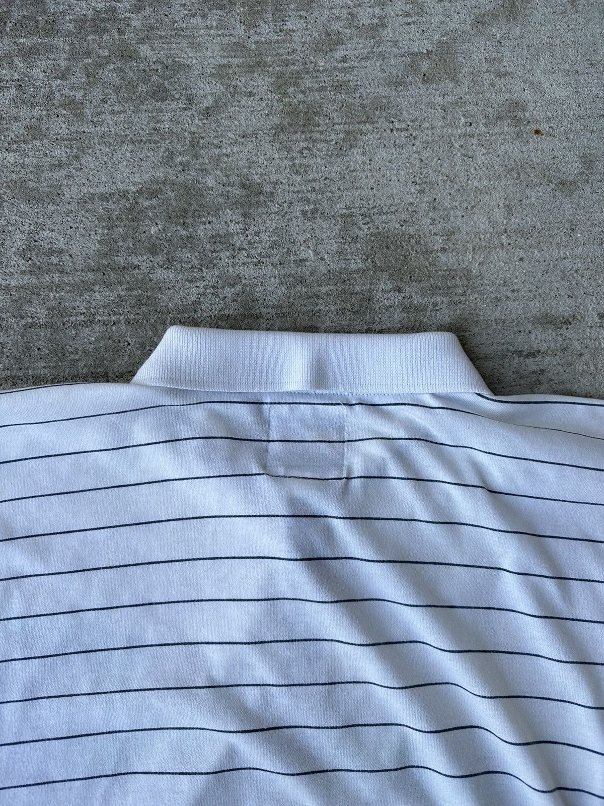 Vintage 80s Patterned Striped Polo Rugby Shirt Size US L / EU 52-54 / 3 - 8 Thumbnail