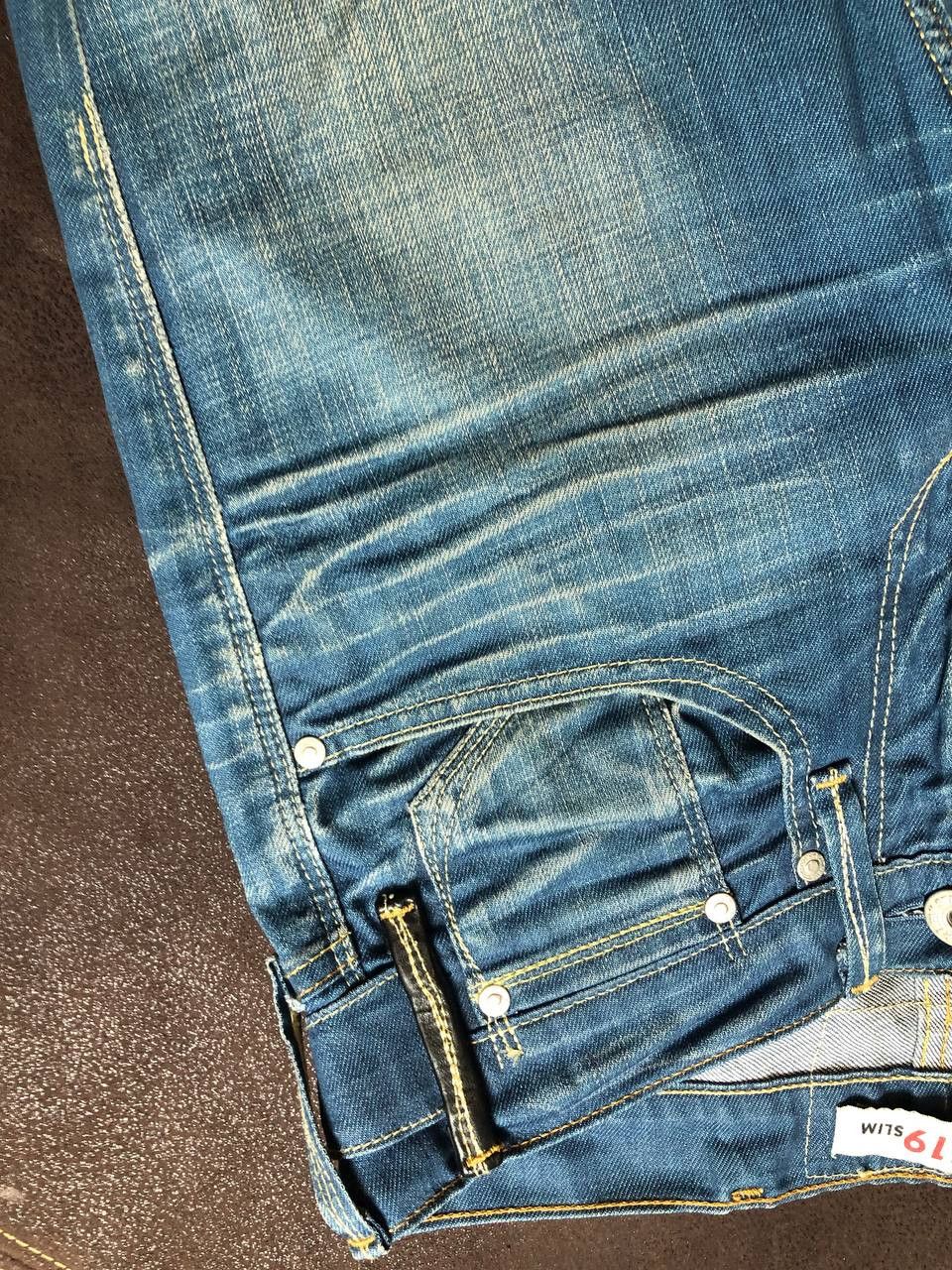 Levi's Levi's 519 Jeans Mens Straight Button Fly Blue Denim Size US 30 / EU 46 - 4 Thumbnail