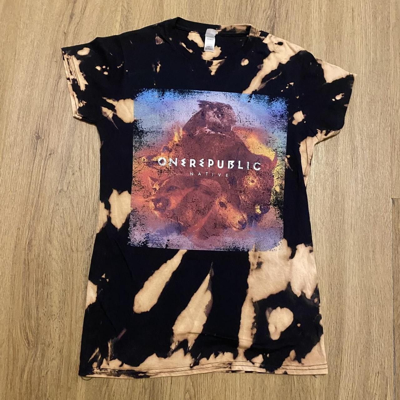 Gildan One Republic black and tan tie dye t-shirt Size US M / EU 48-50 / 2 - 1 Thumbnail