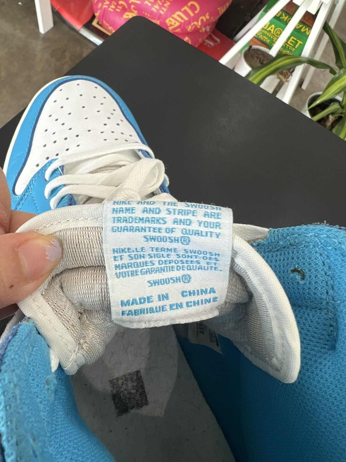 Jordan Brand × Nike Air Jordan 1 UNC Sz. 12.5 (2015) Size US 12.5 / EU 45-46 - 17 Thumbnail