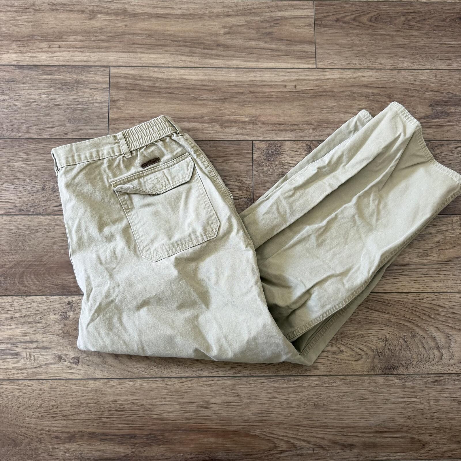 Woolrich Woolen Mills Vintage 90s Woolrich Rugged Outdoorwear Pleated Pants 38x30 Size US 38 / EU 54 - 1 Thumbnail