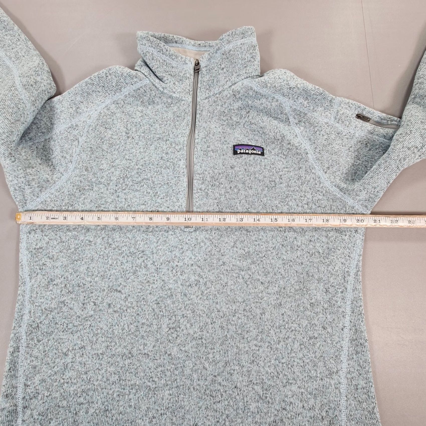 Patagonia Patagonia Womens Sweatshirt Blue Large 1/4 Zip Fleece Better Sweater Henley City Modern Sports Womens Size L / US 10 / IT 46 - 6 Thumbnail